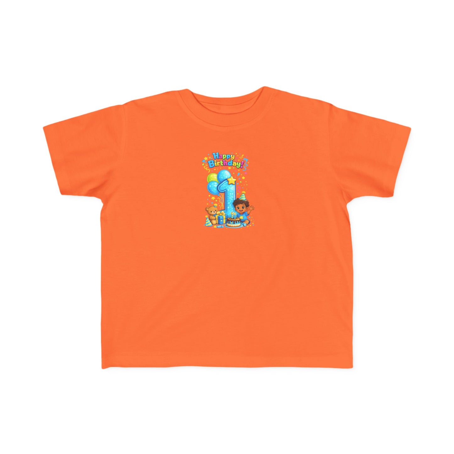 Toddler 1st  Birthday Tee — "Happy Birthday