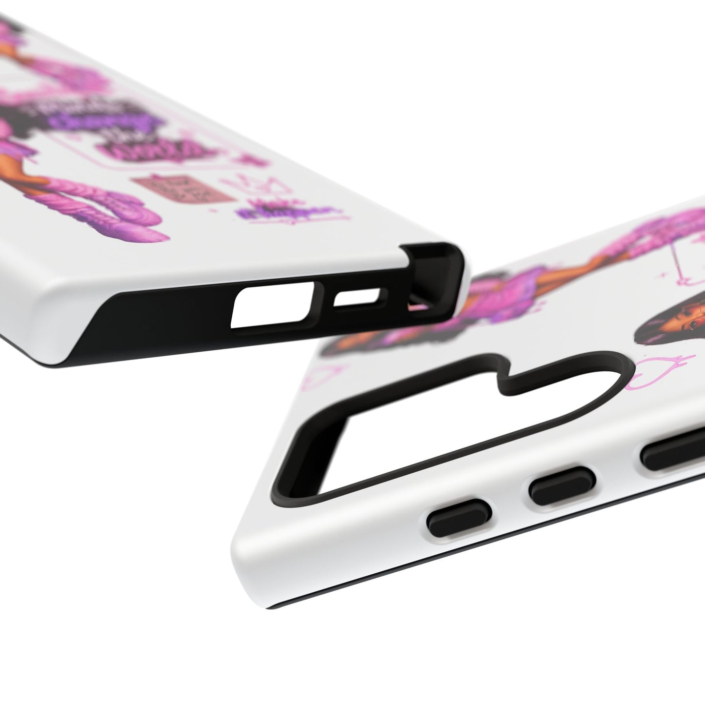 Empowerment Girl Phone Case — "Minds Change the World" Pink Aesthetic Protective Cover