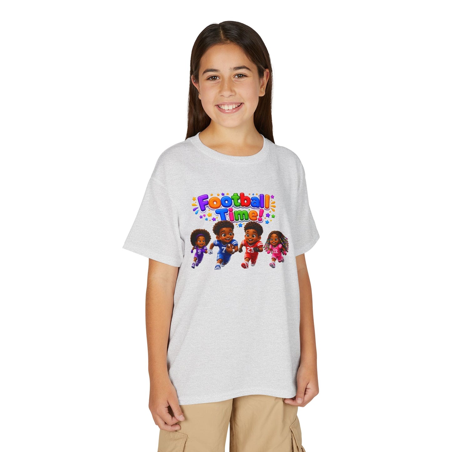 Youth T-Shirt — "Football Time" Kids Graphic Tee