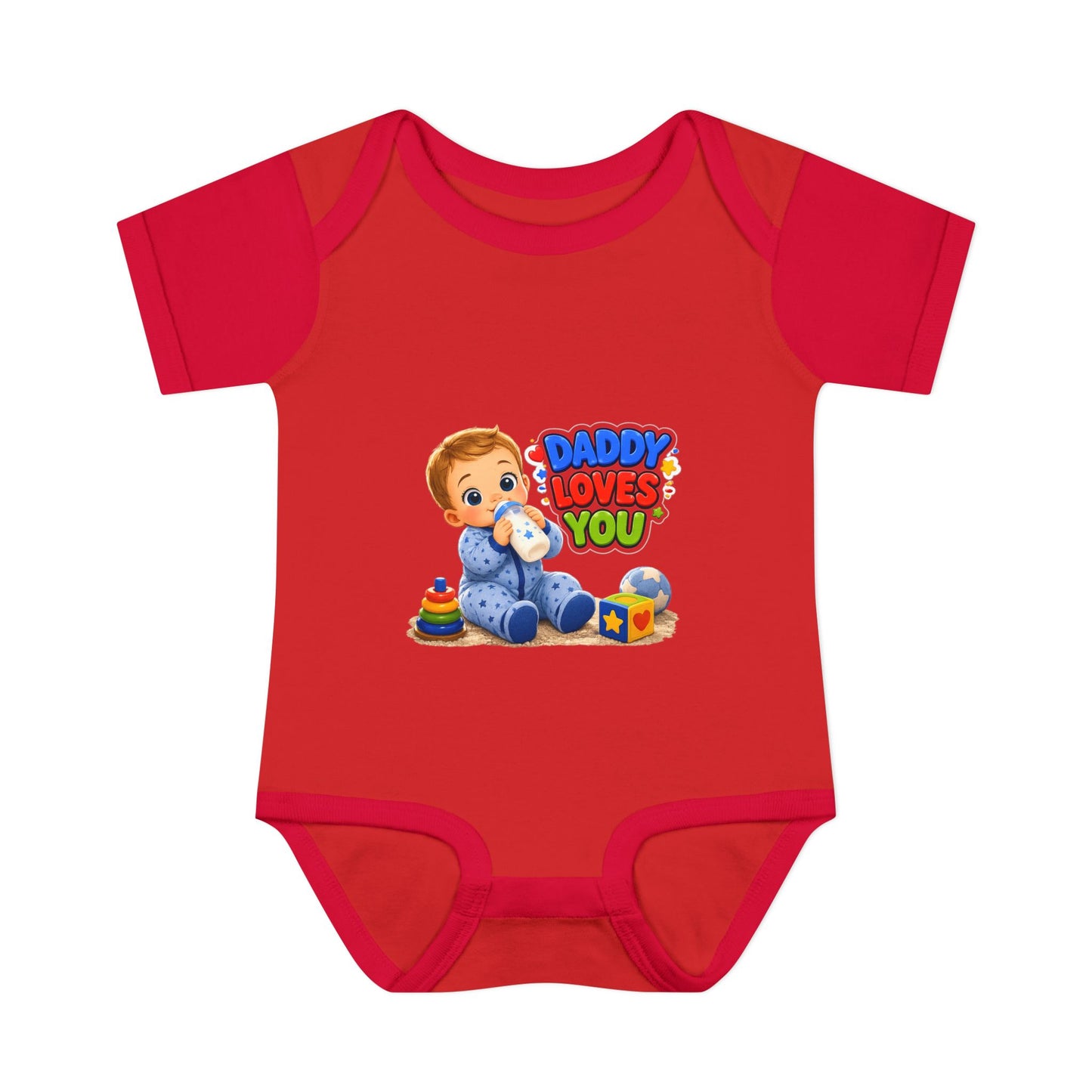 Daddy Loves You Baby Bodysuit
