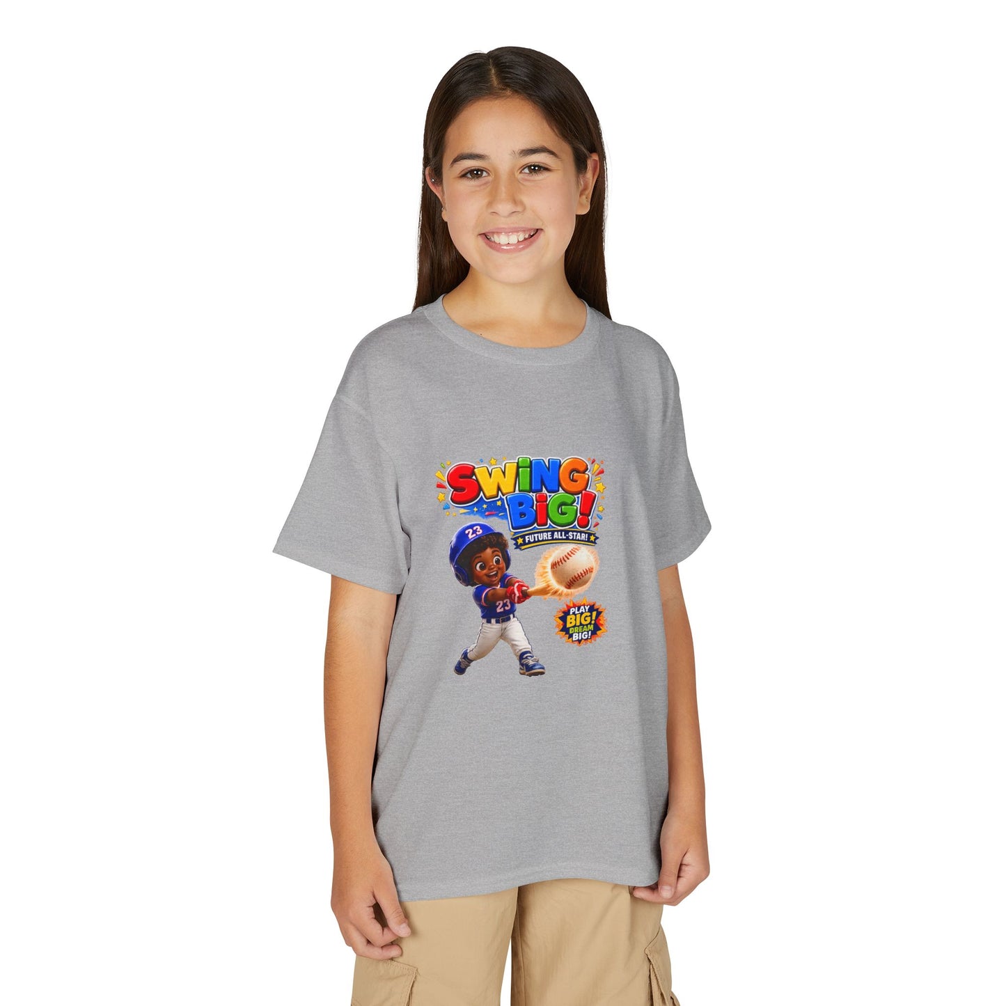 Swing Big! Youth Baseball T-Shirt