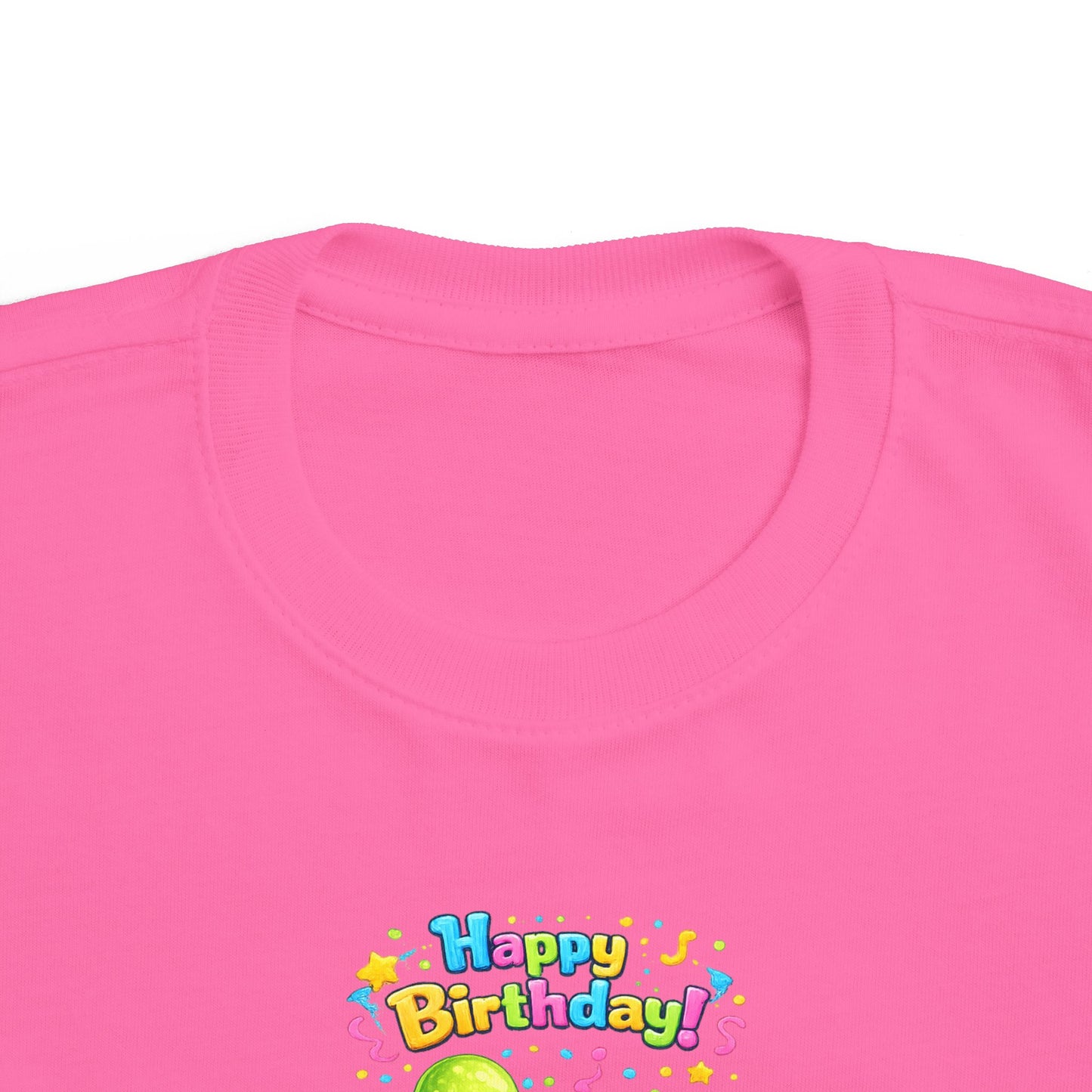 Copy of Toddler 3rd Birthday Tee — "Happy Birthday
