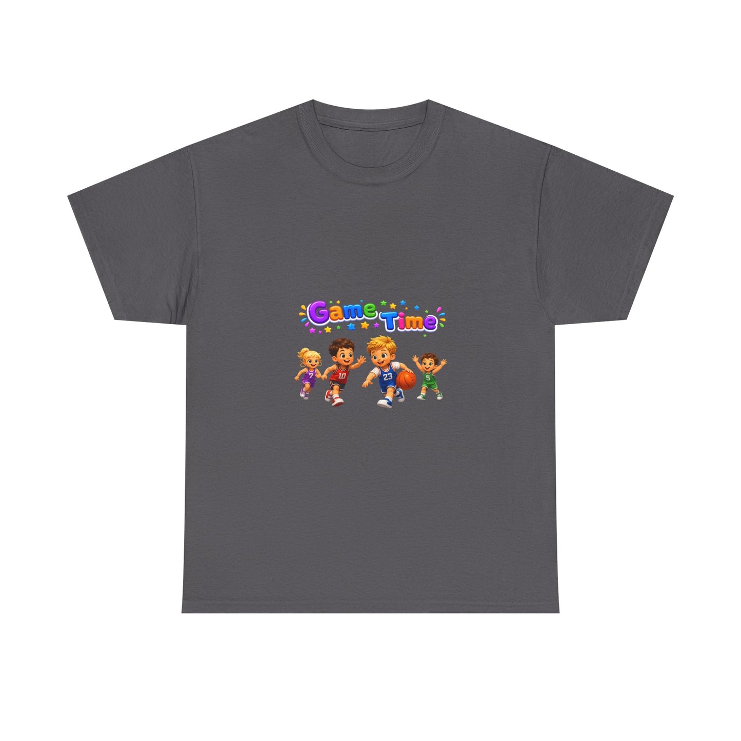 Kids' Game Time T‑Shirt — Playful Cartoon Children Design