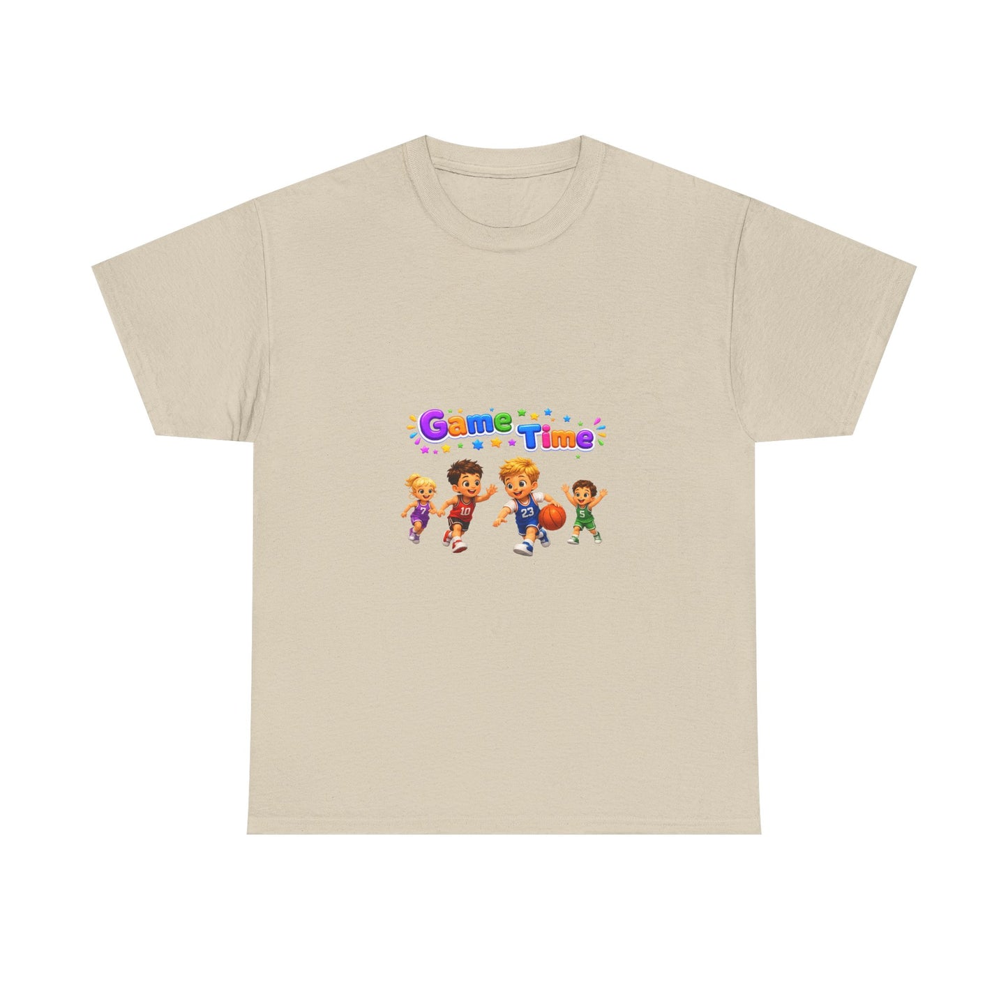 Kids' Game Time T‑Shirt — Playful Cartoon Children Design