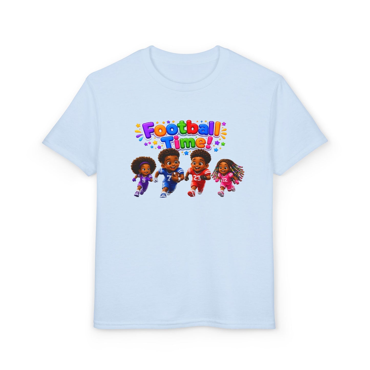 Youth T-Shirt — "Football Time" Kids Graphic Tee