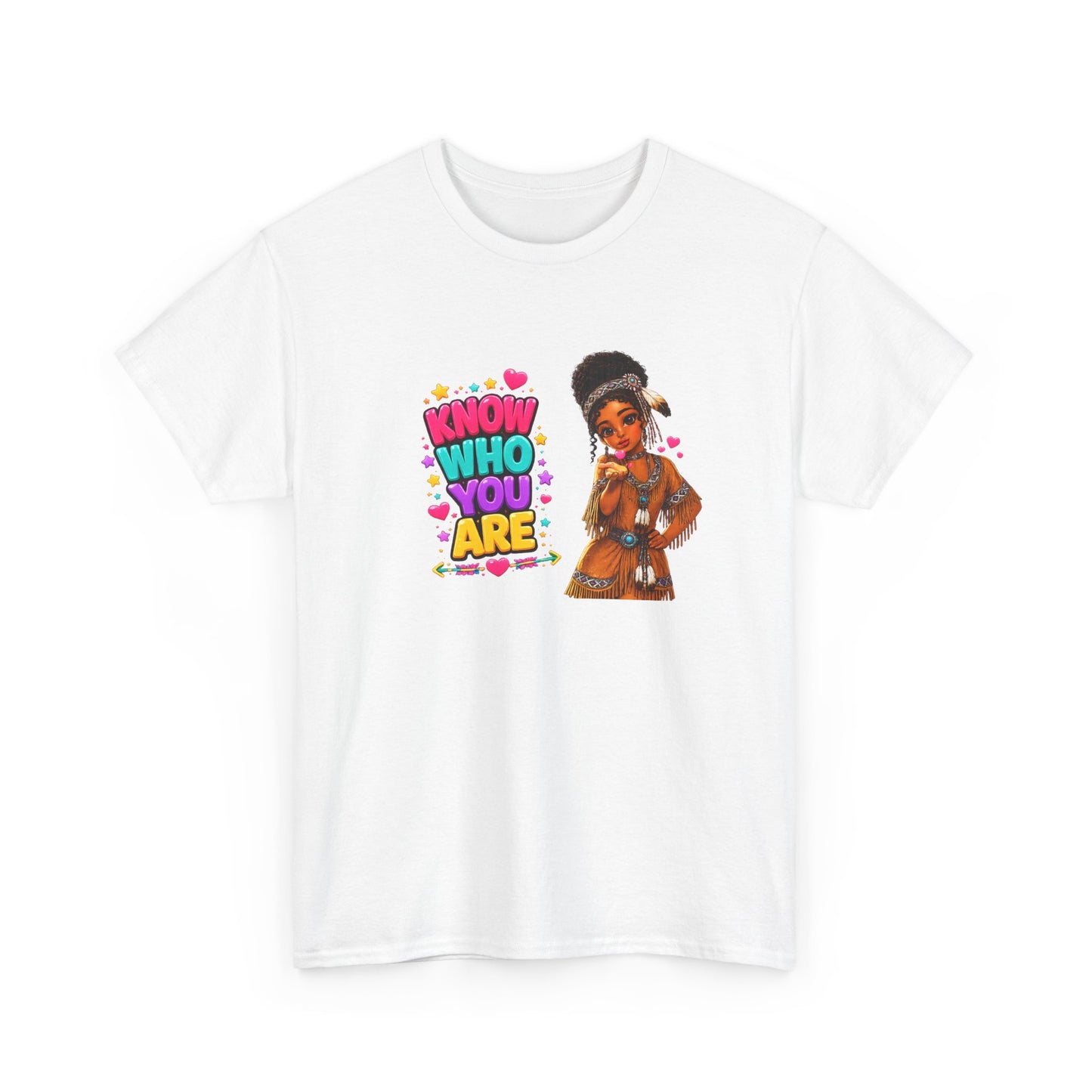 Know Who You Are T-Shirt — Empowering Retro Afro Girl Graphic Tee