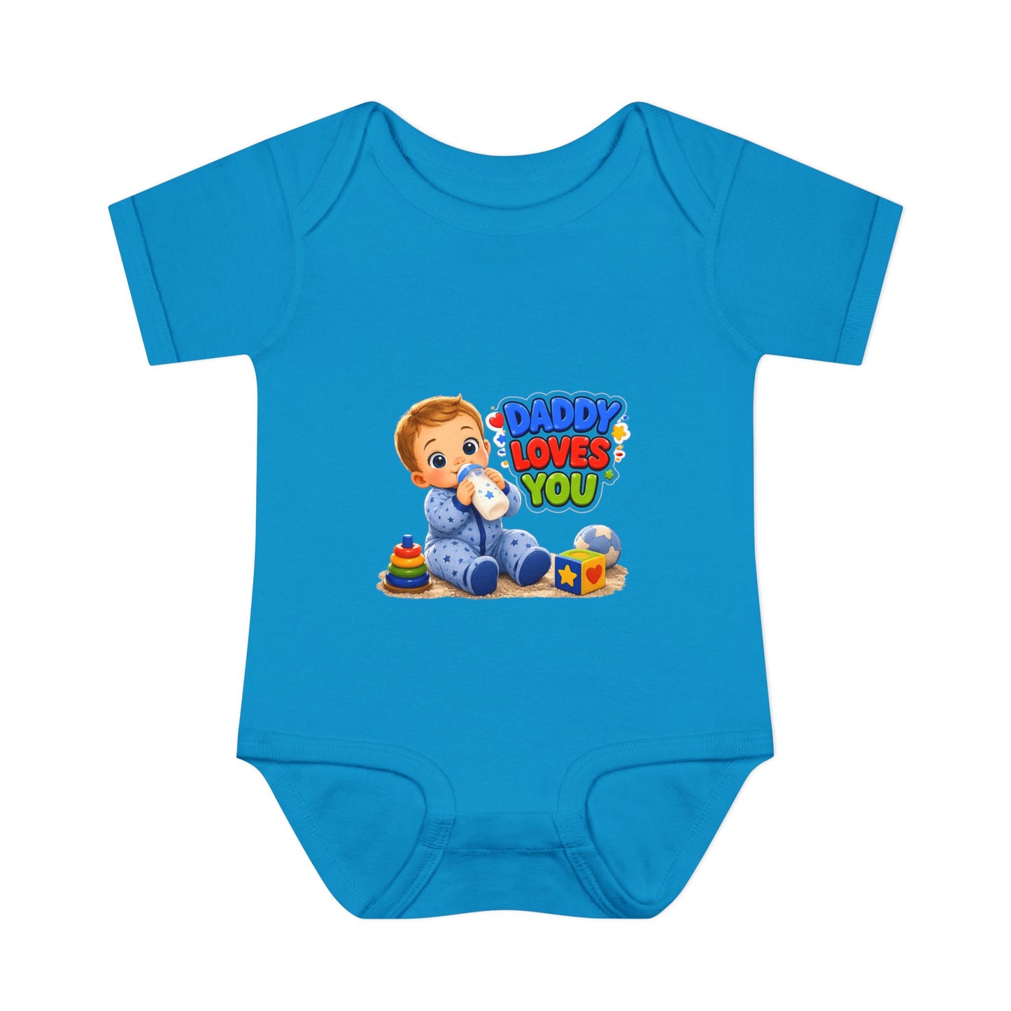 Daddy Loves You Baby Bodysuit