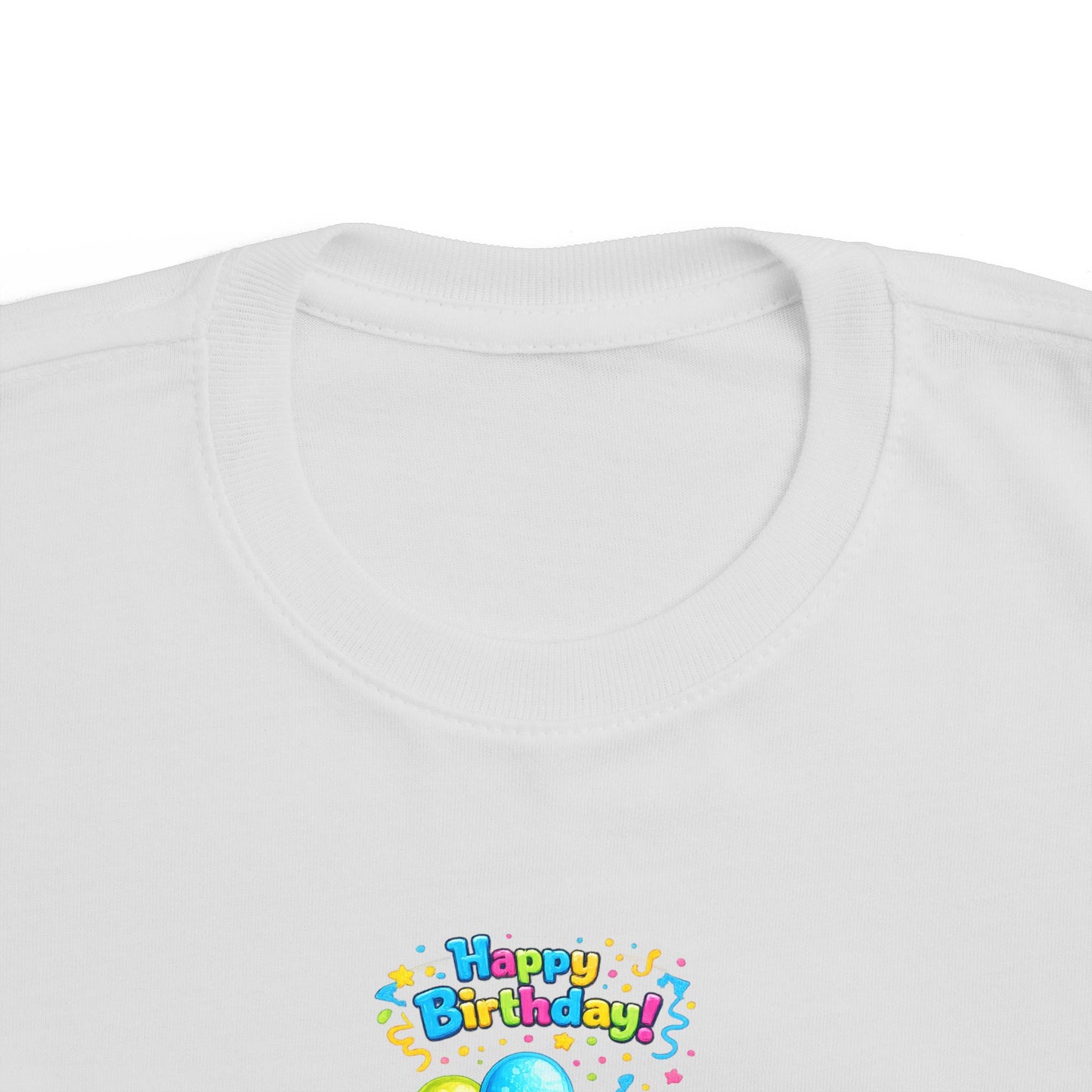 Toddler 1st  Birthday Tee — "Happy Birthday