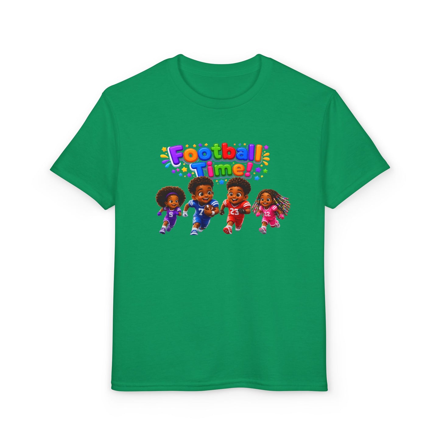 Youth T-Shirt — "Football Time" Kids Graphic Tee