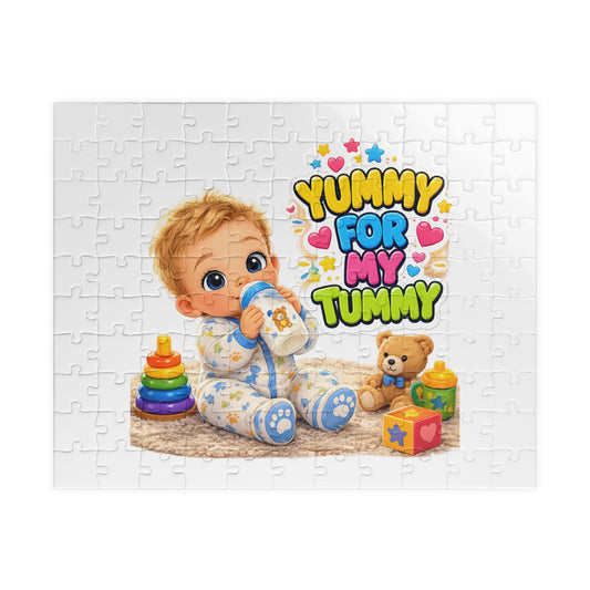 Baby Puzzle — "Yummy for My Tummy" Cute Baby Feeding Jigsaw (110–1014 pcs)
