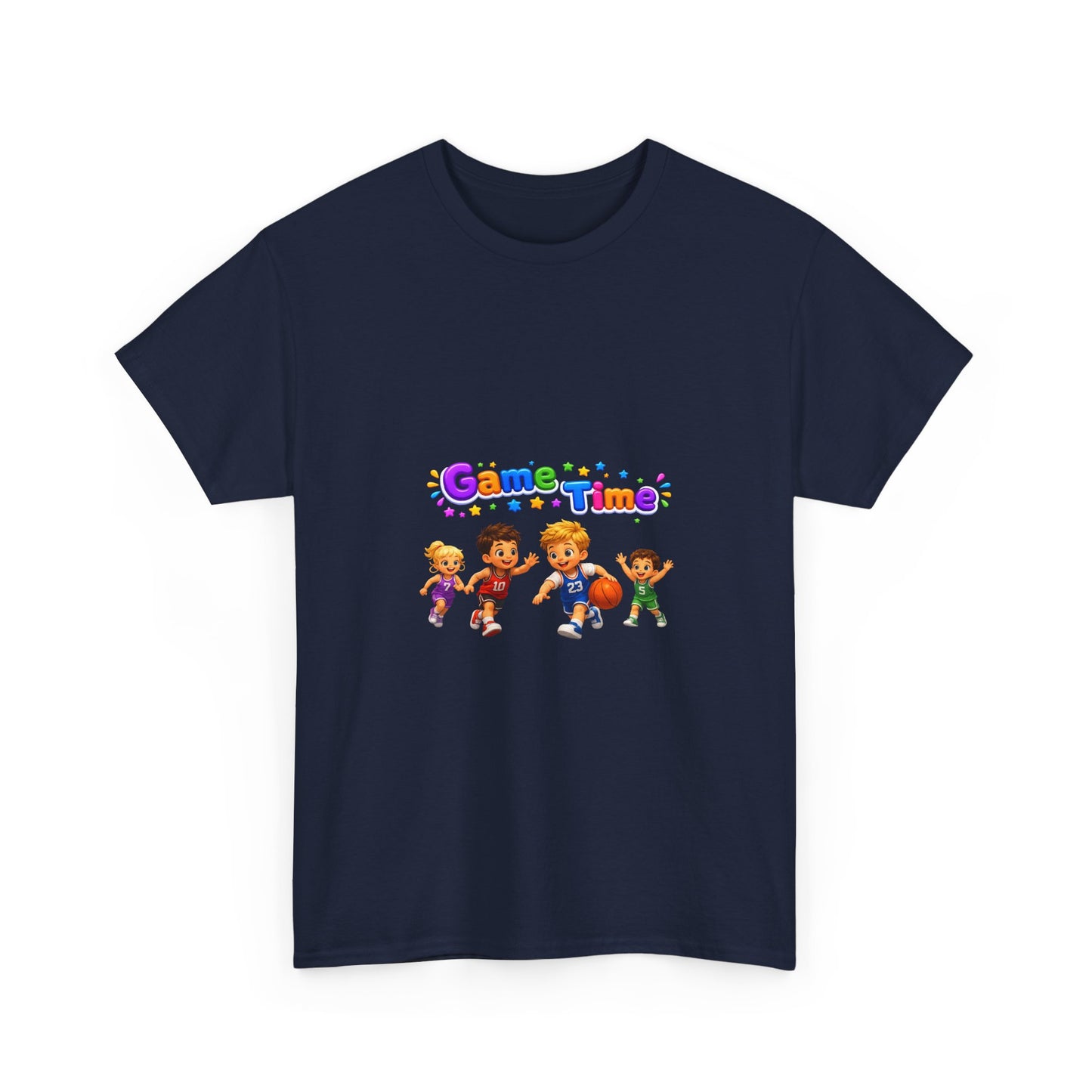 Kids' Game Time T‑Shirt — Playful Cartoon Children Design