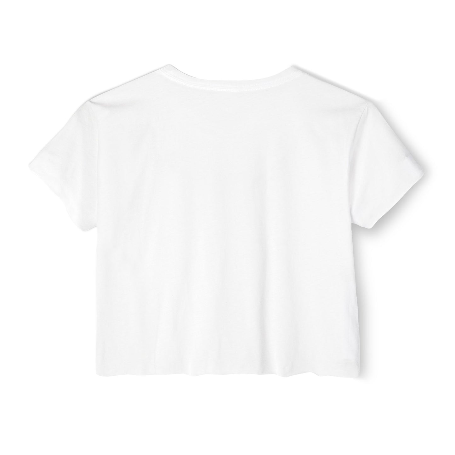 Festival Crop Top — Pink Glitter Doll Graphic Women’s Party Tee