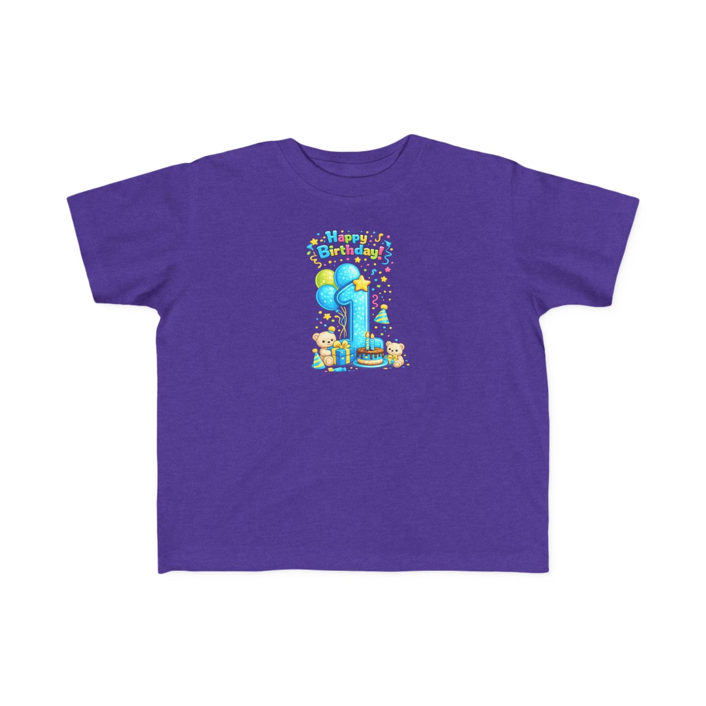 Toddler 1st  Birthday Tee — "Happy Birthday