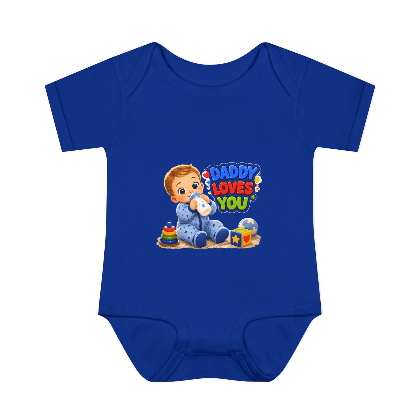 Daddy Loves You Baby Bodysuit