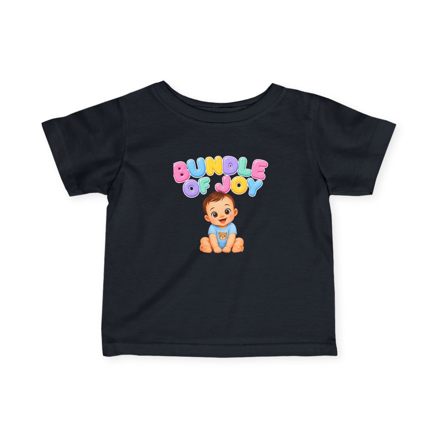 Infant Tee — "Bundle of Joy" Baby Graphic Shirt