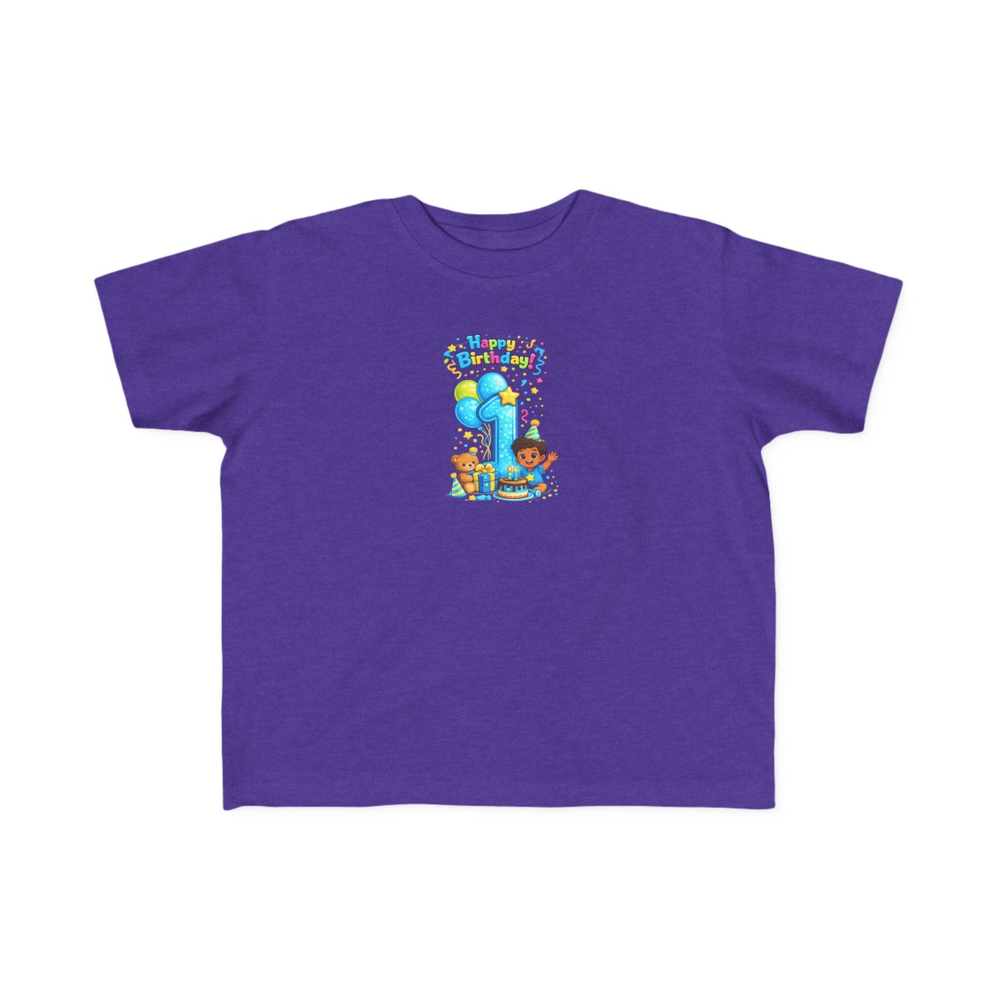 Toddler 1st  Birthday Tee — "Happy Birthday