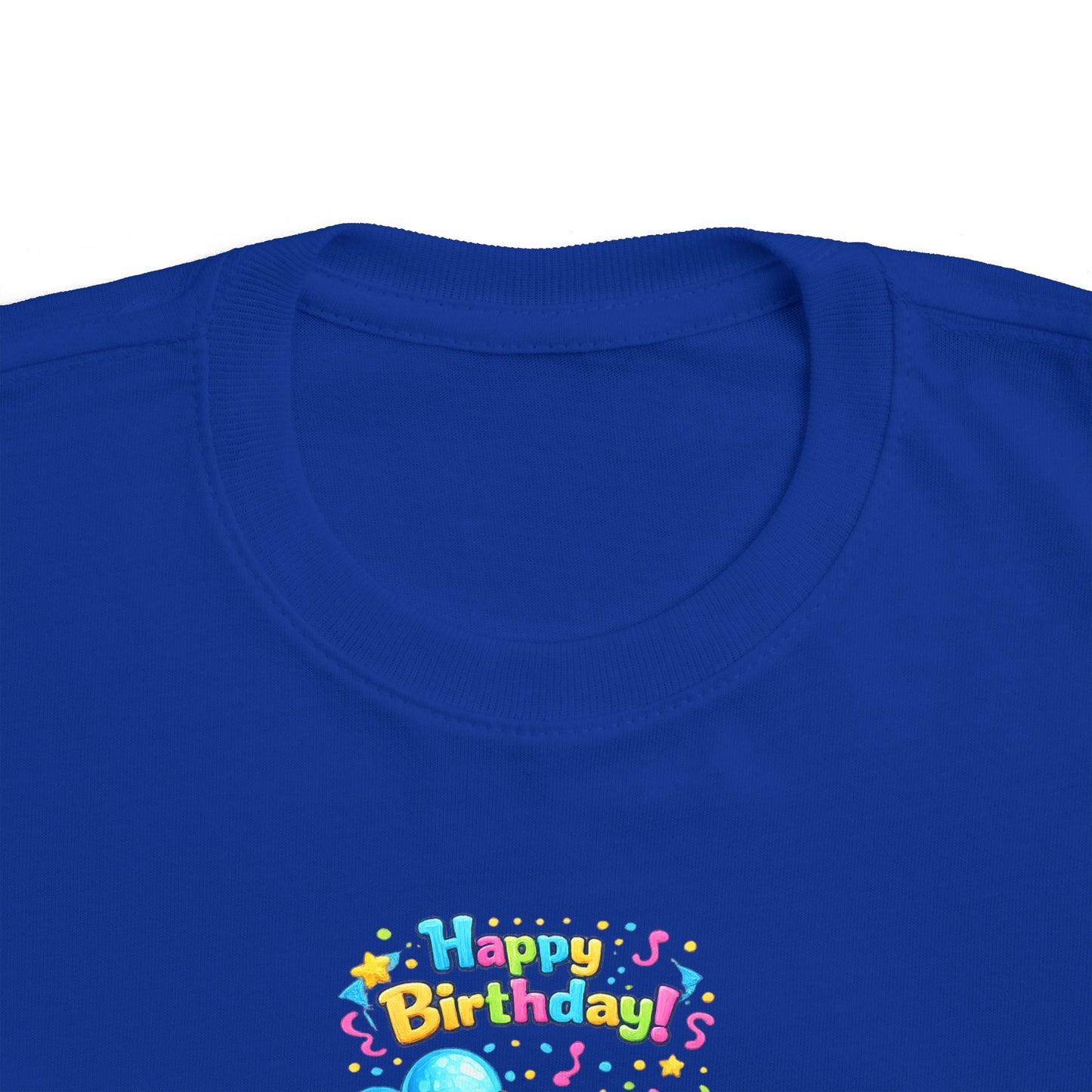 Toddler 2nd Birthday Tee — "Happy Birthday