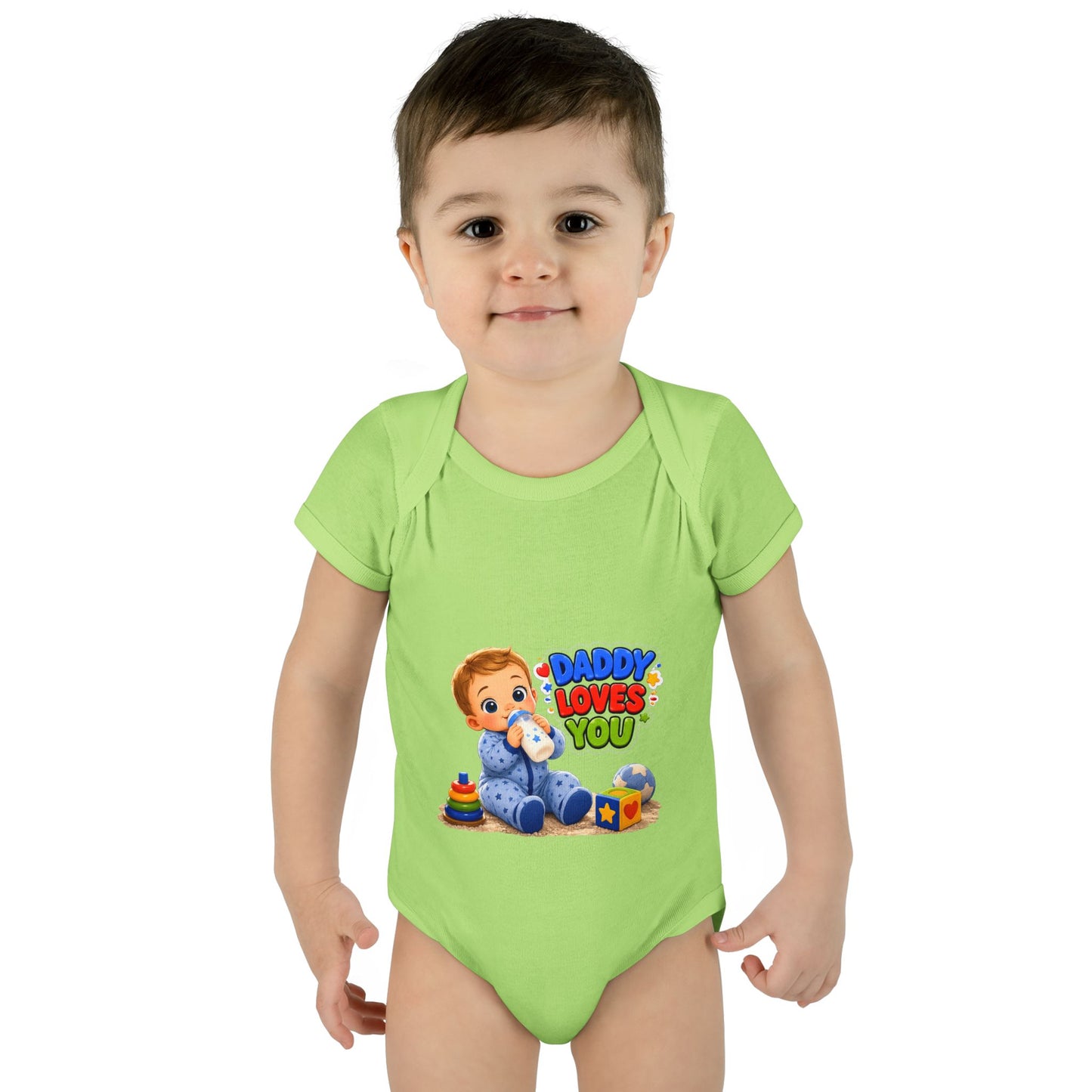 Daddy Loves You Baby Bodysuit
