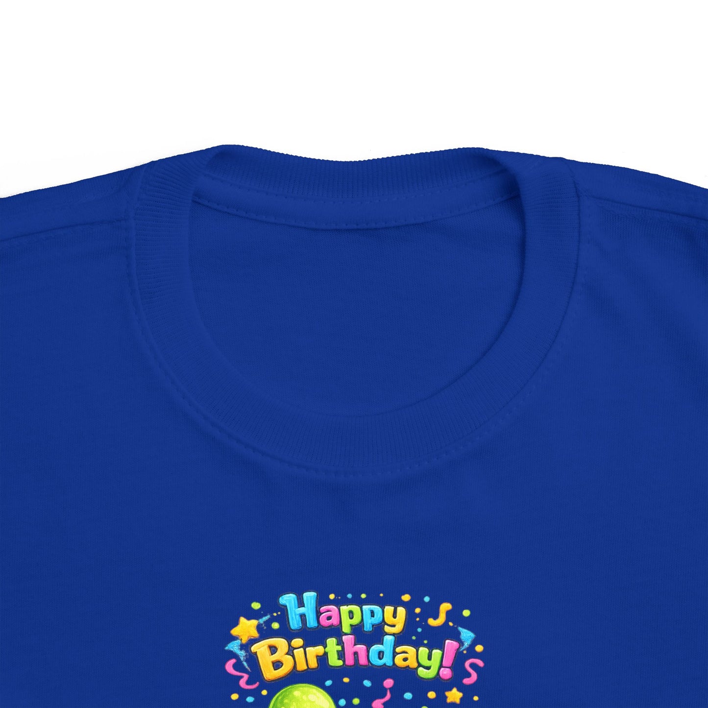 Copy of Toddler 3rd Birthday Tee — "Happy Birthday