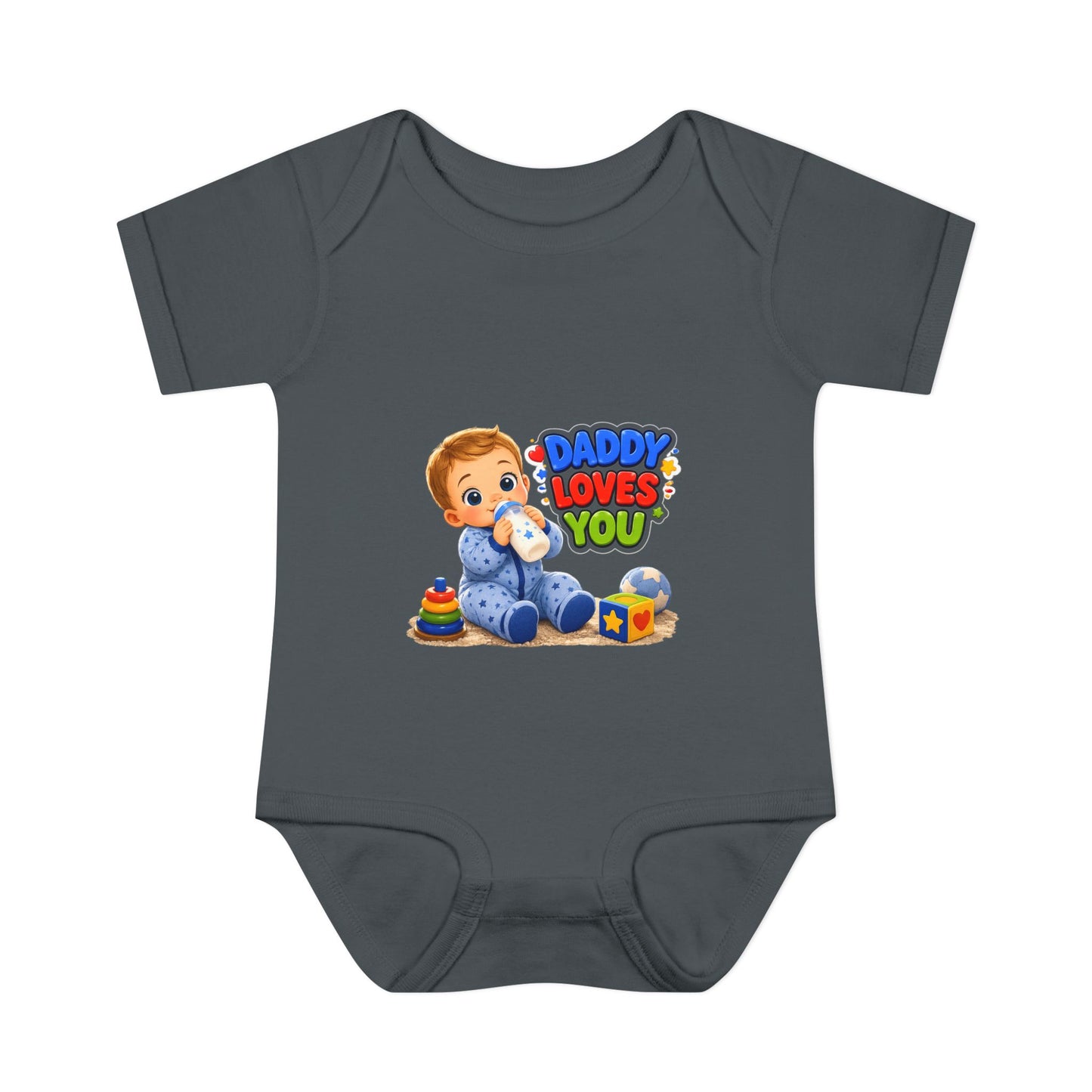 Daddy Loves You Baby Bodysuit