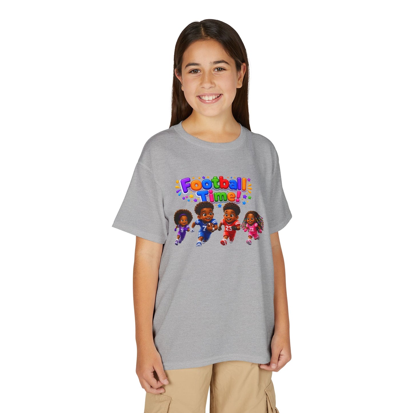 Youth T-Shirt — "Football Time" Kids Graphic Tee
