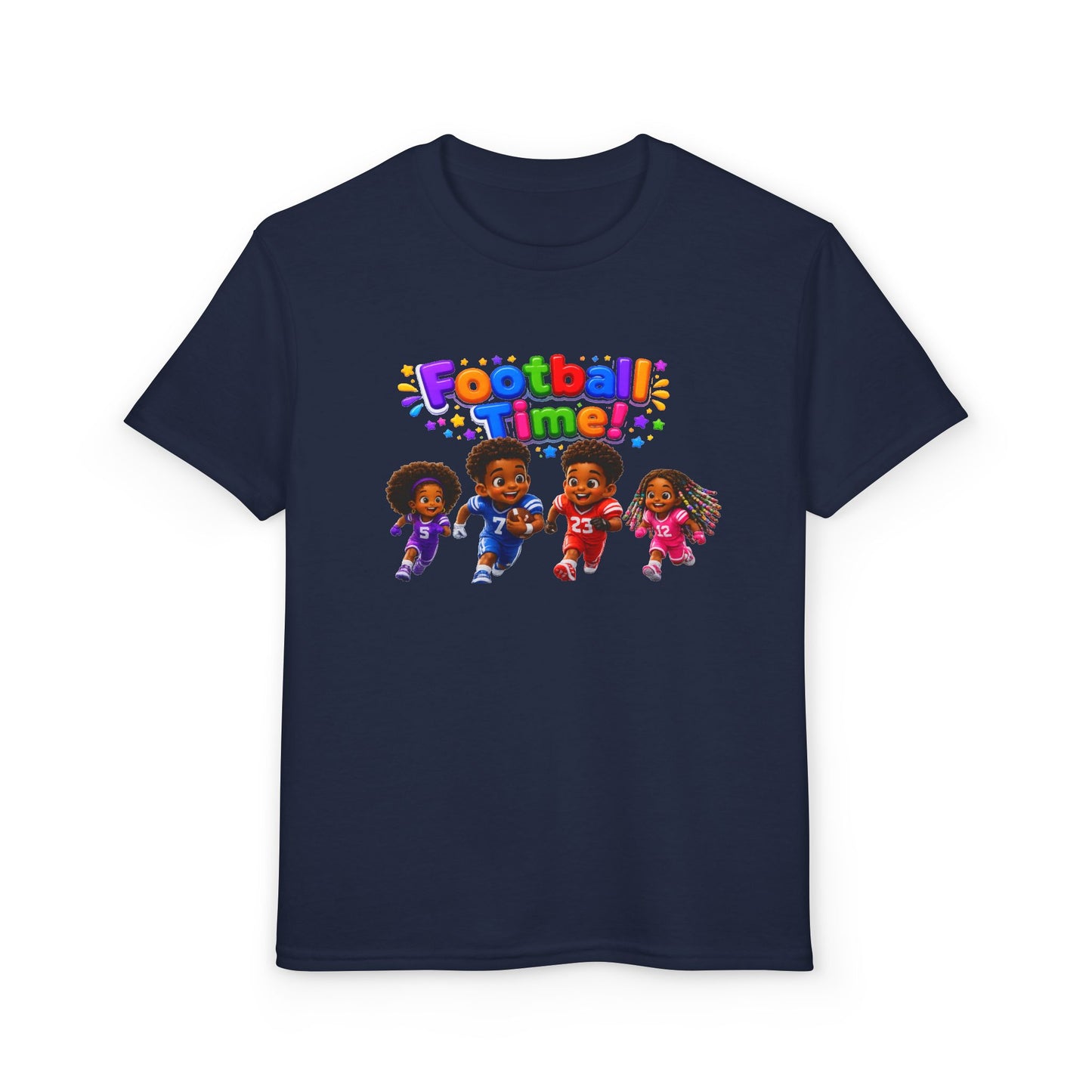 Youth T-Shirt — "Football Time" Kids Graphic Tee