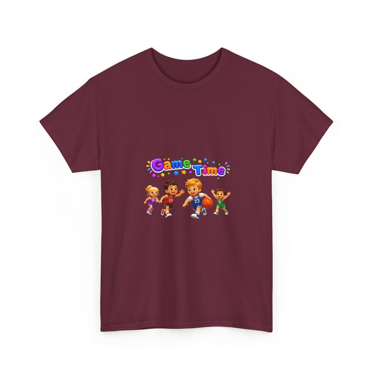 Kids' Game Time T‑Shirt — Playful Cartoon Children Design