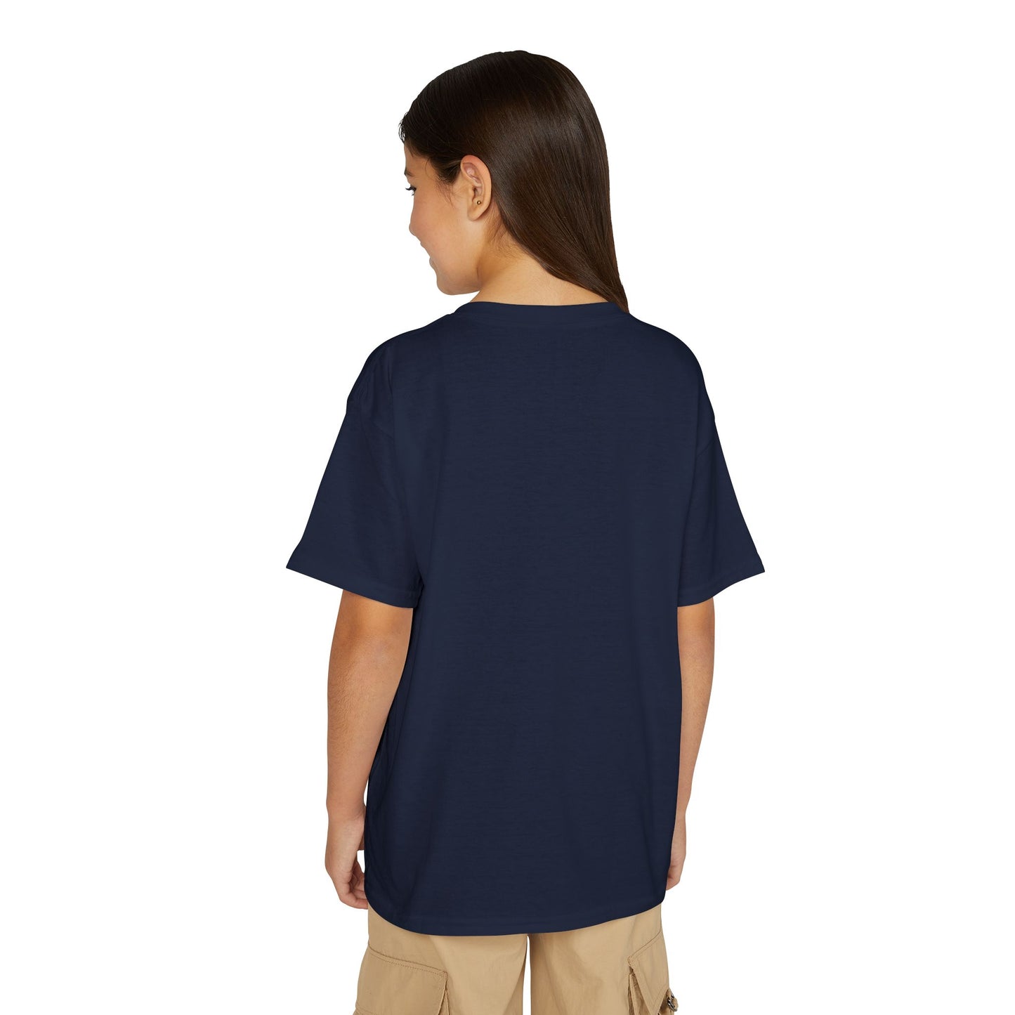 Youth T-Shirt — "Goals, Discipline, Value" Black Girl Studying Design