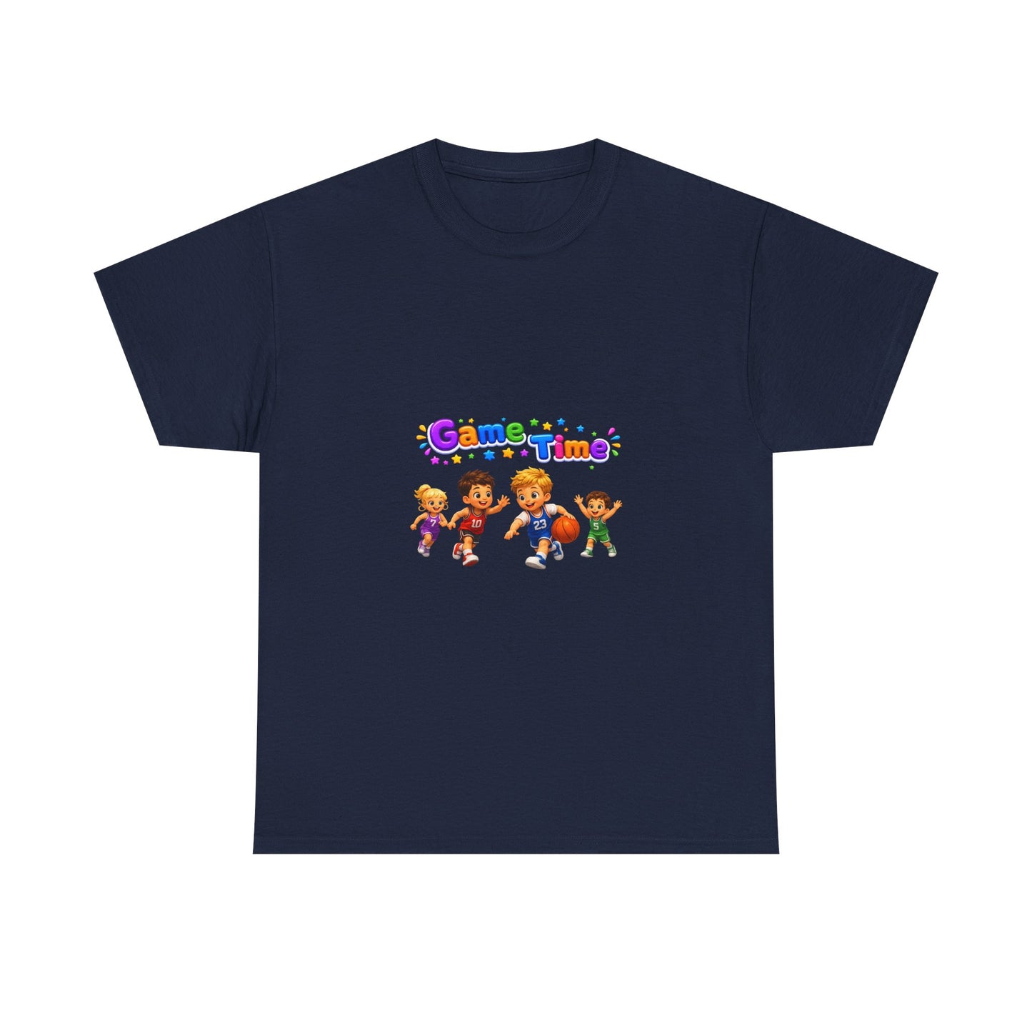 Kids' Game Time T‑Shirt — Playful Cartoon Children Design