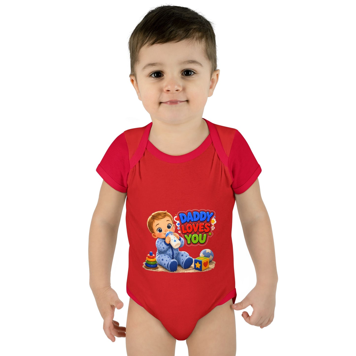 Daddy Loves You Baby Bodysuit