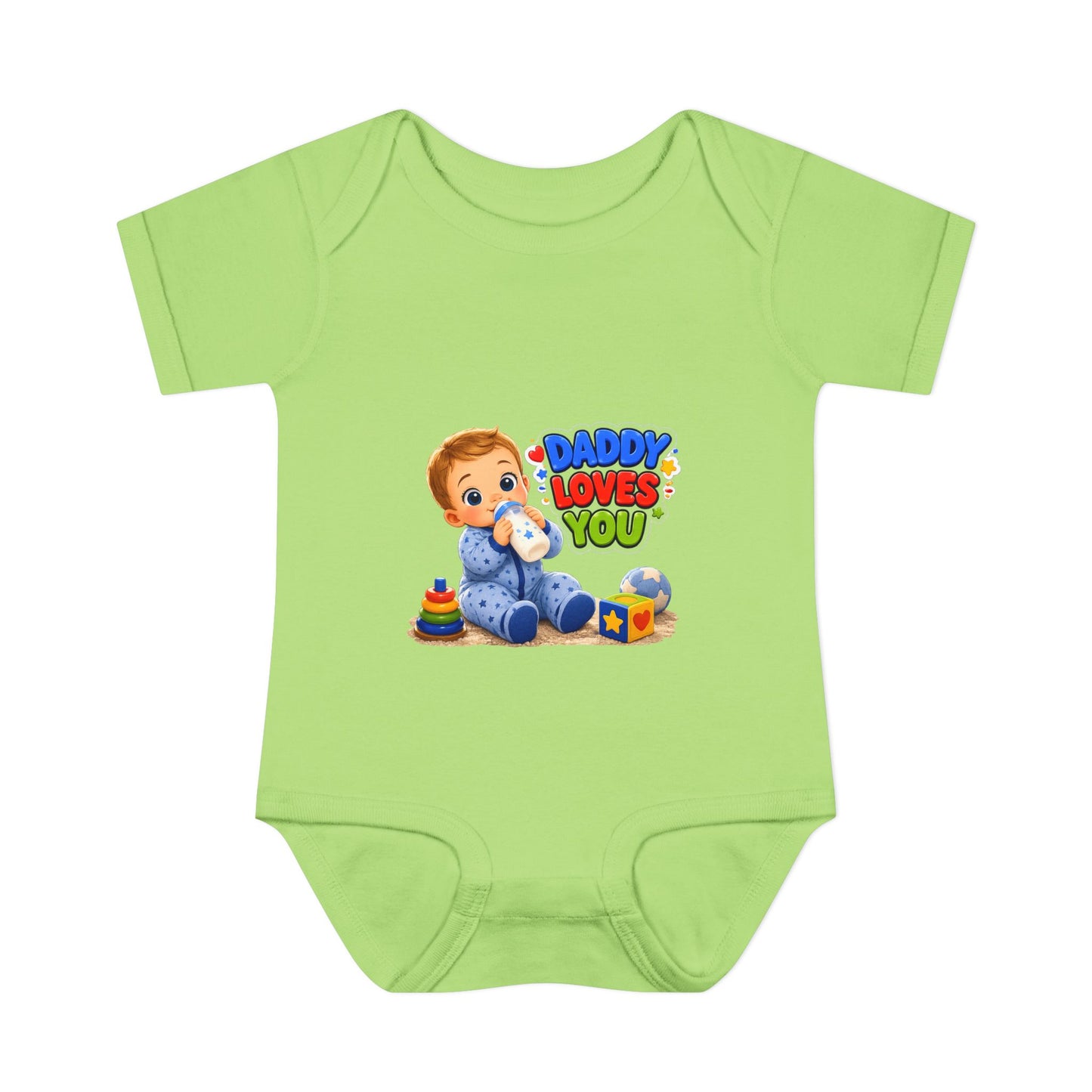 Daddy Loves You Baby Bodysuit