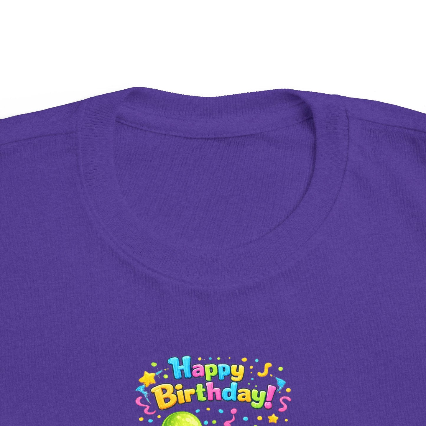 Copy of Toddler 3rd Birthday Tee — "Happy Birthday