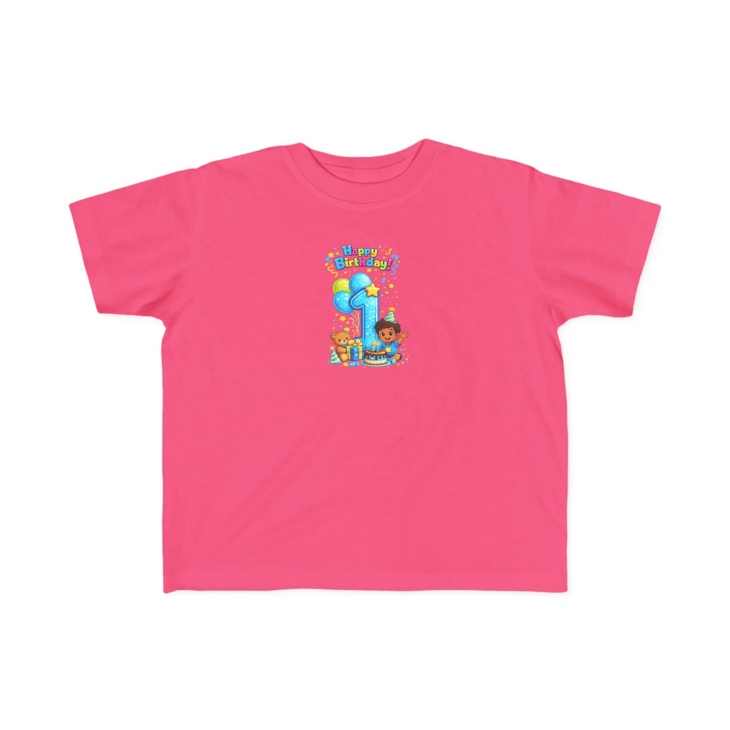 Toddler 1st  Birthday Tee — "Happy Birthday