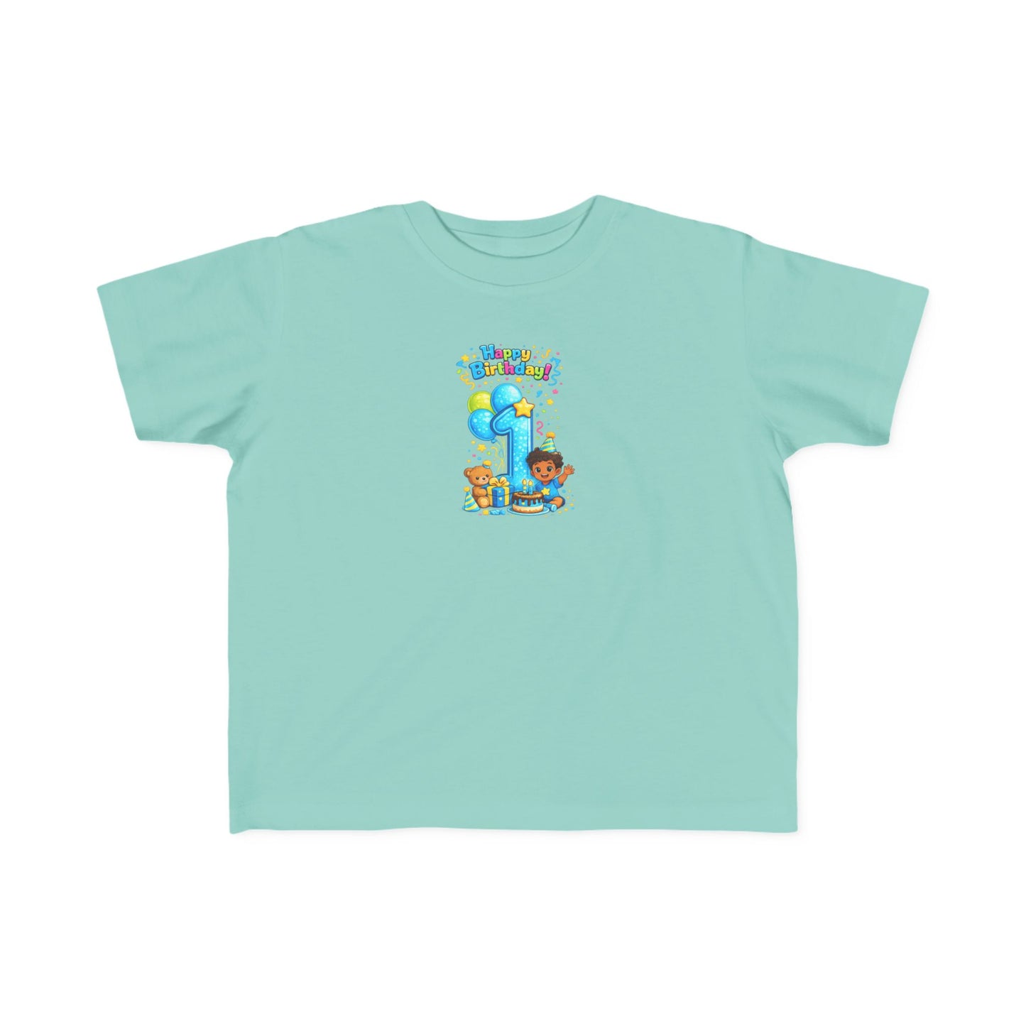 Toddler 1st  Birthday Tee — "Happy Birthday