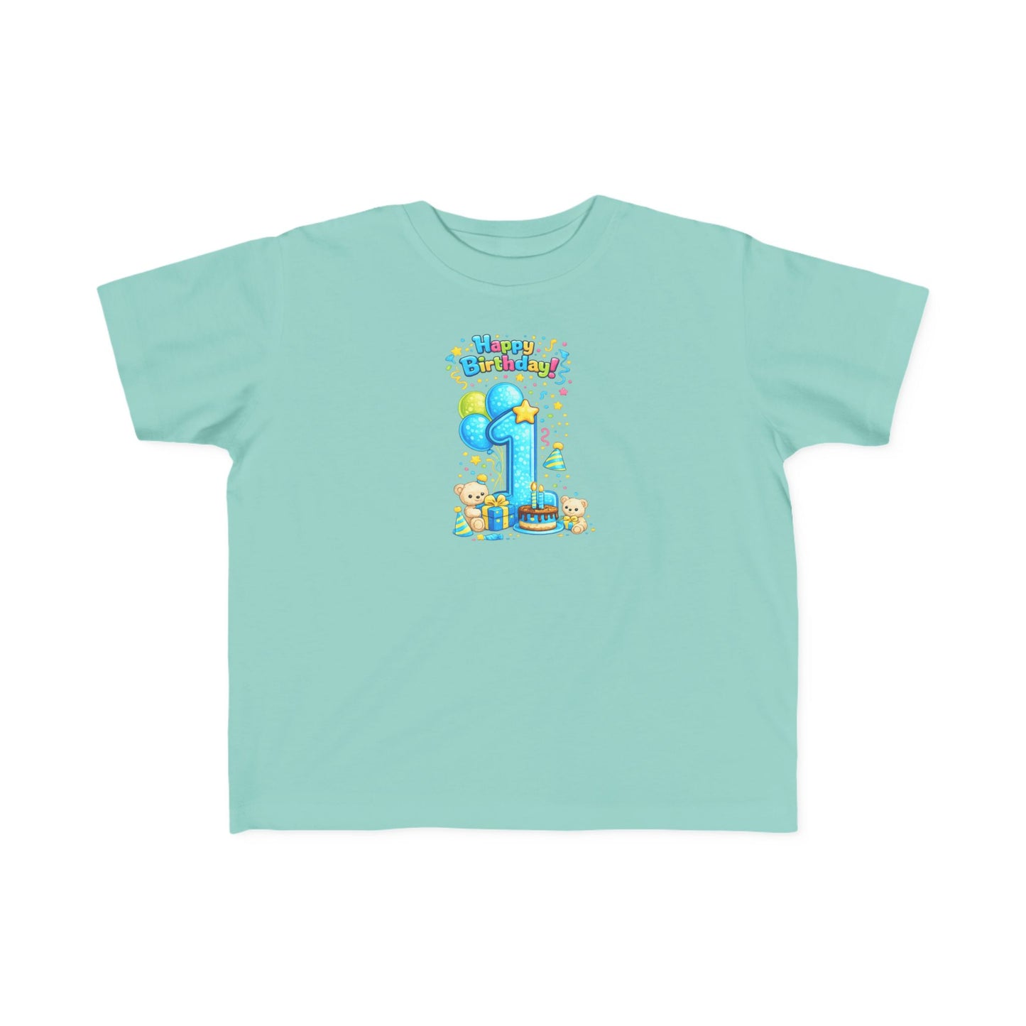 Toddler 1st  Birthday Tee — "Happy Birthday