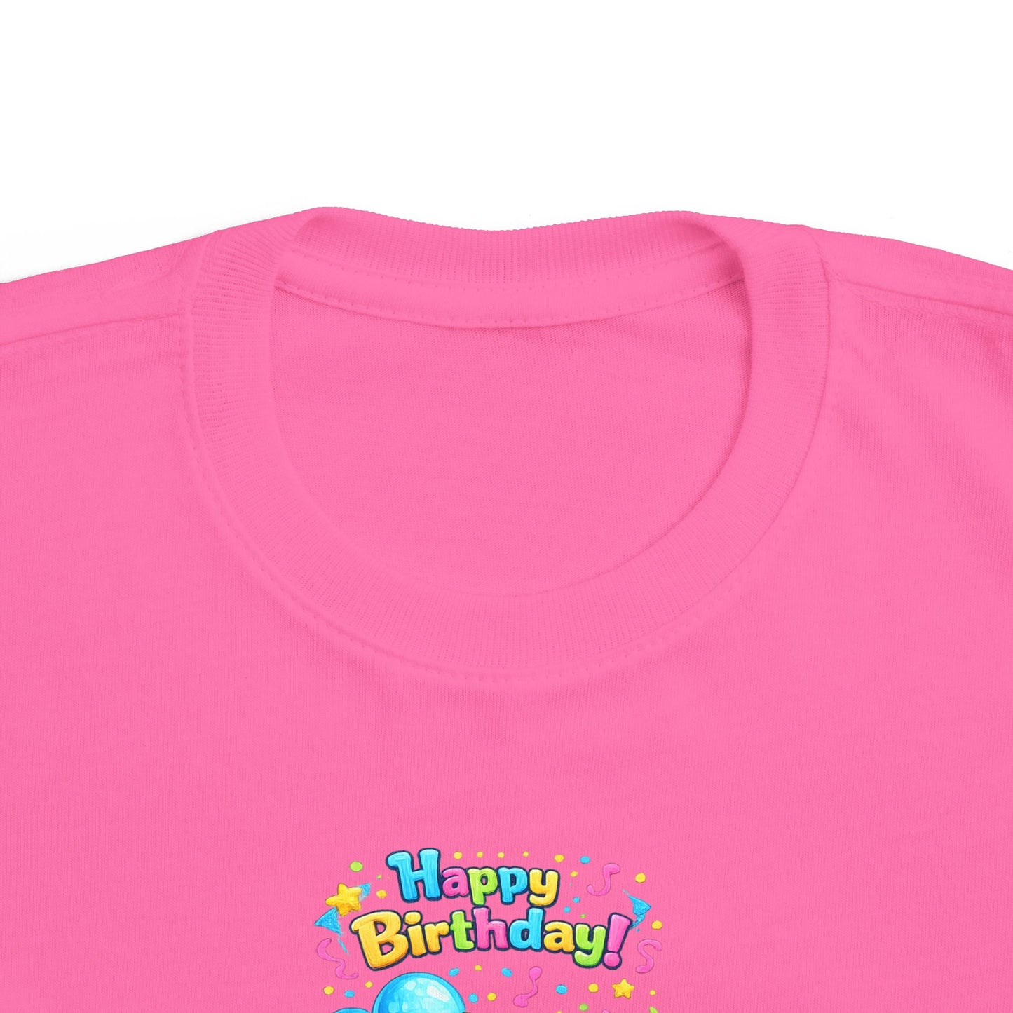 Toddler 2nd Birthday Tee — "Happy Birthday