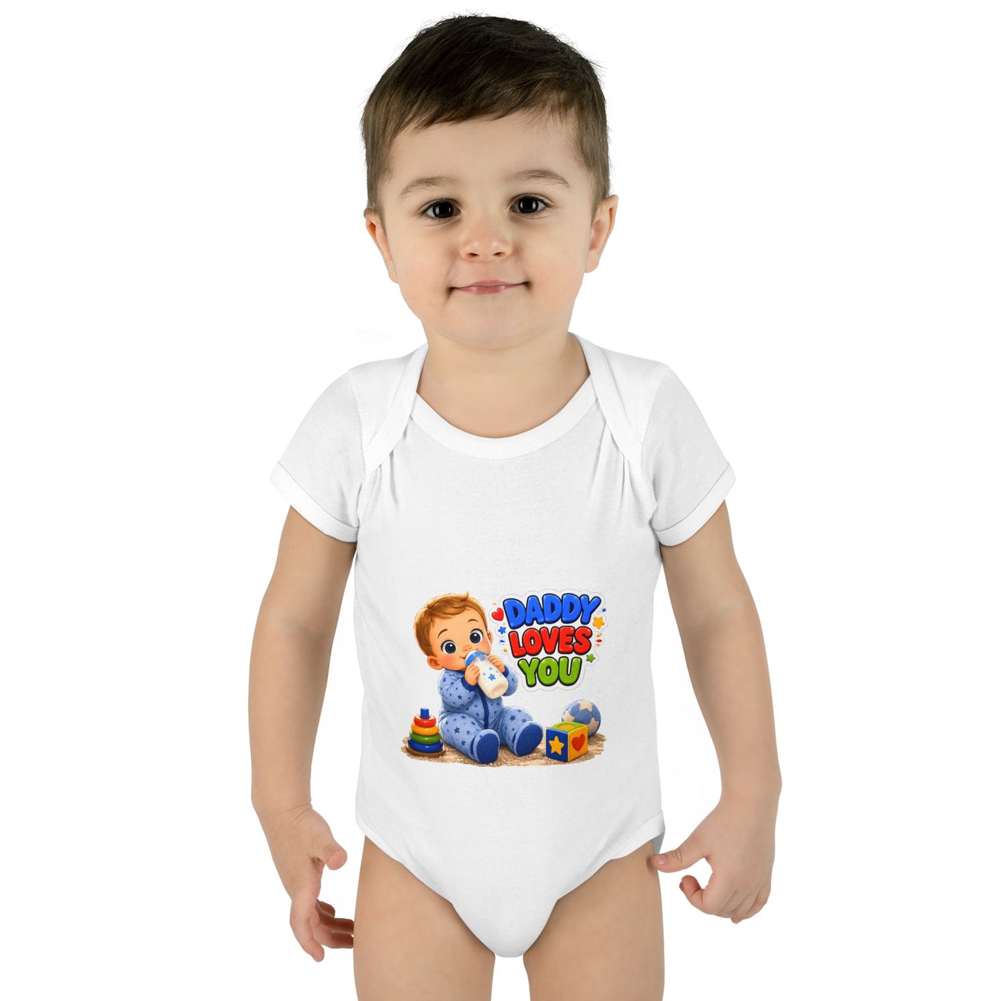Daddy Loves You Baby Bodysuit