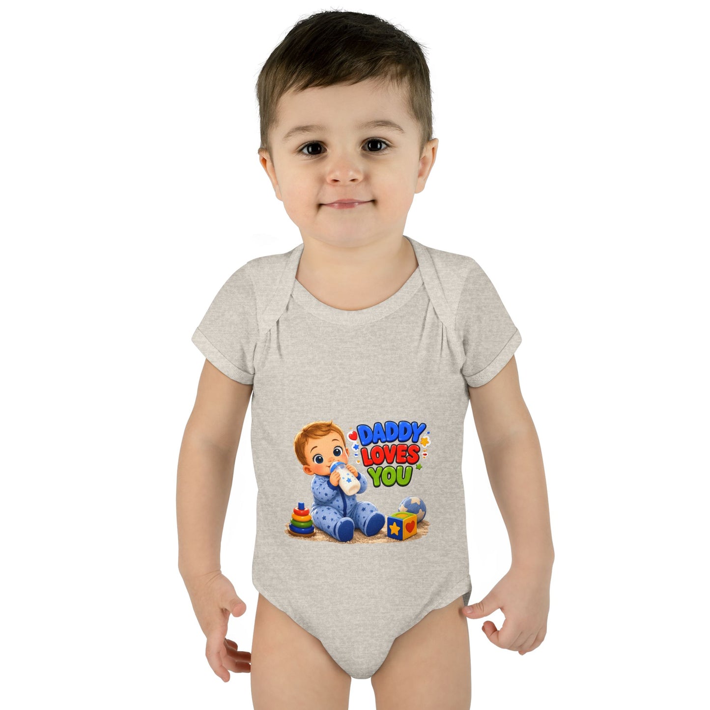 Daddy Loves You Baby Bodysuit