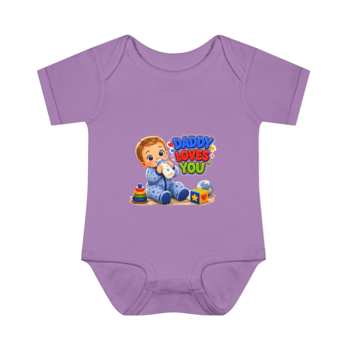 Daddy Loves You Baby Bodysuit