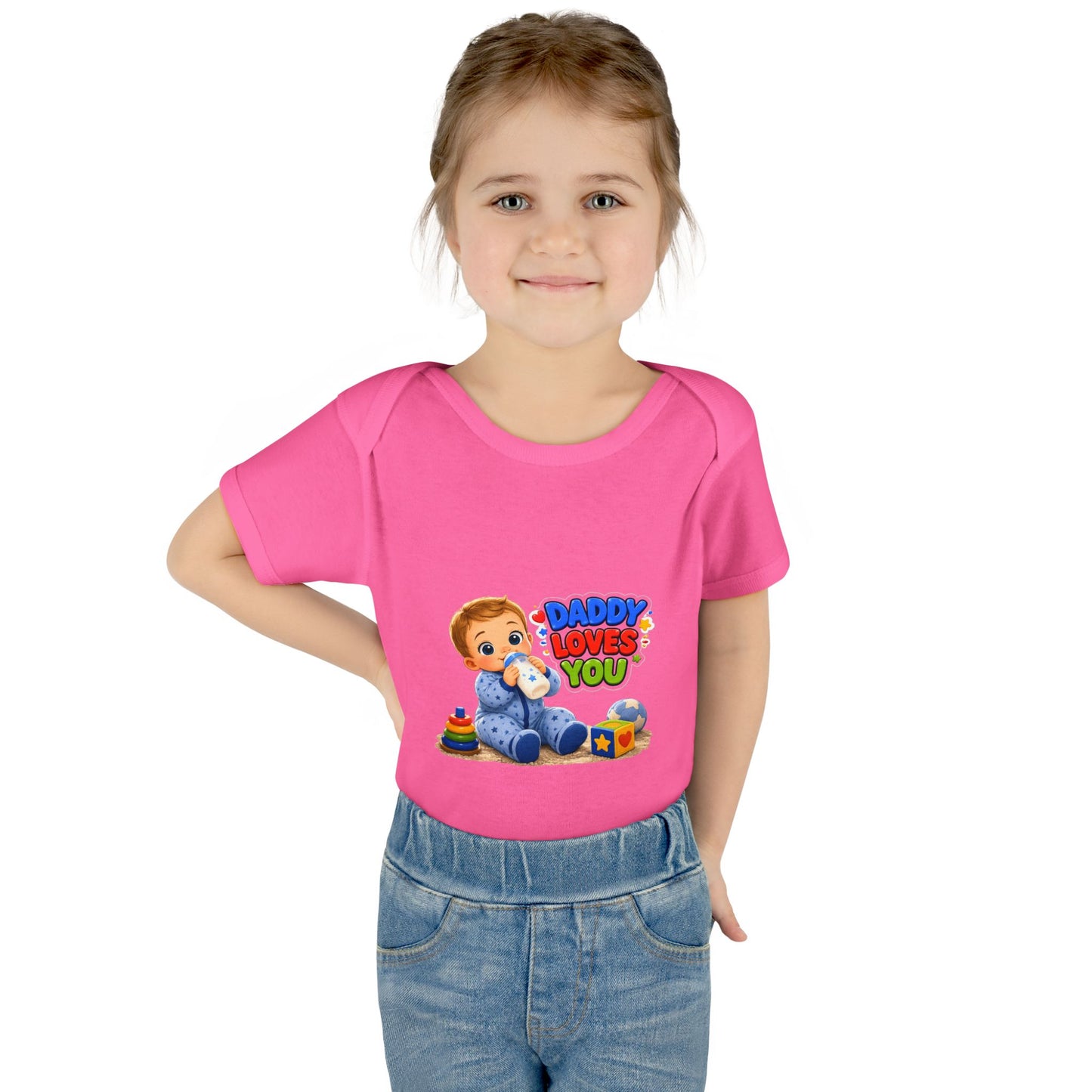 Daddy Loves You Baby Bodysuit