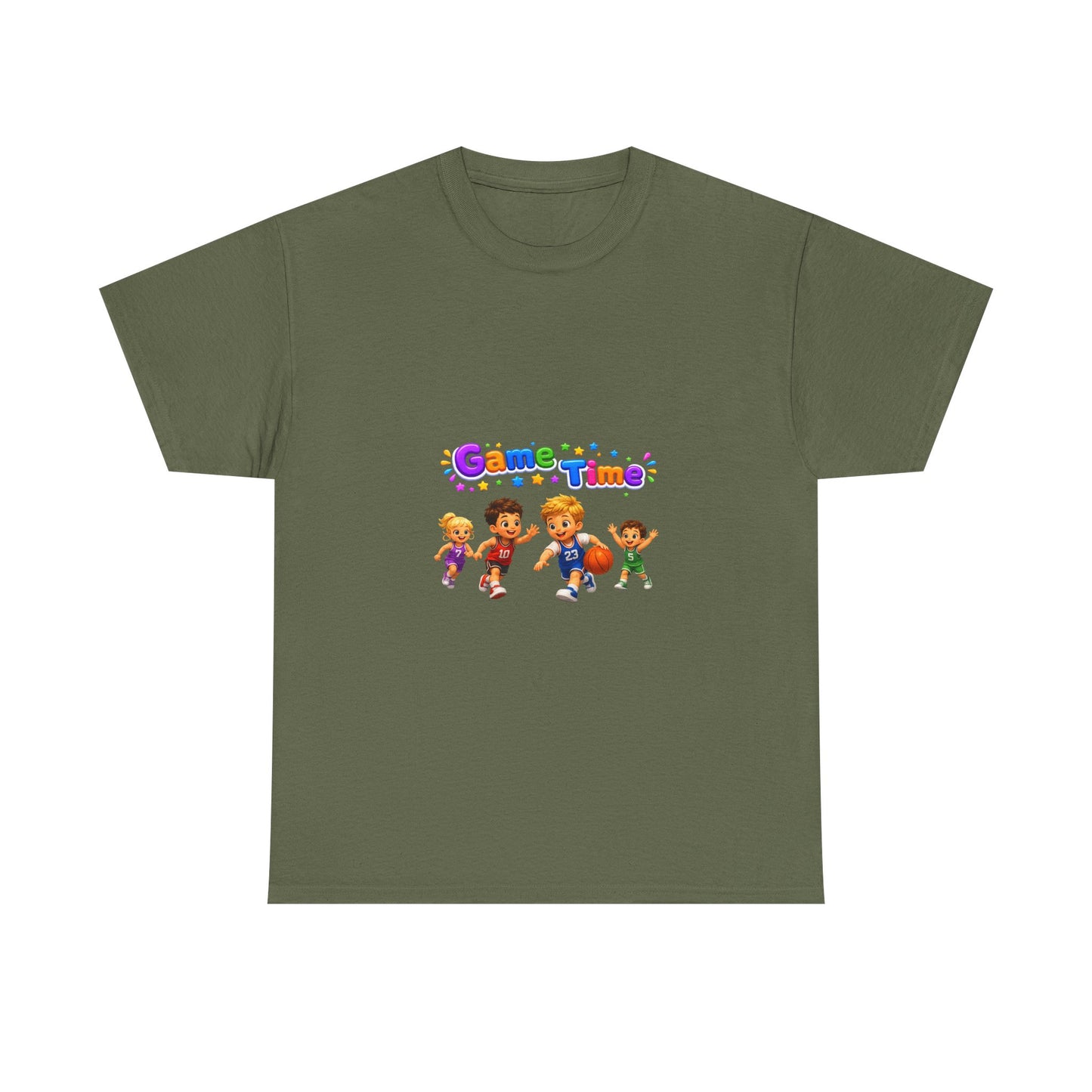 Kids' Game Time T‑Shirt — Playful Cartoon Children Design