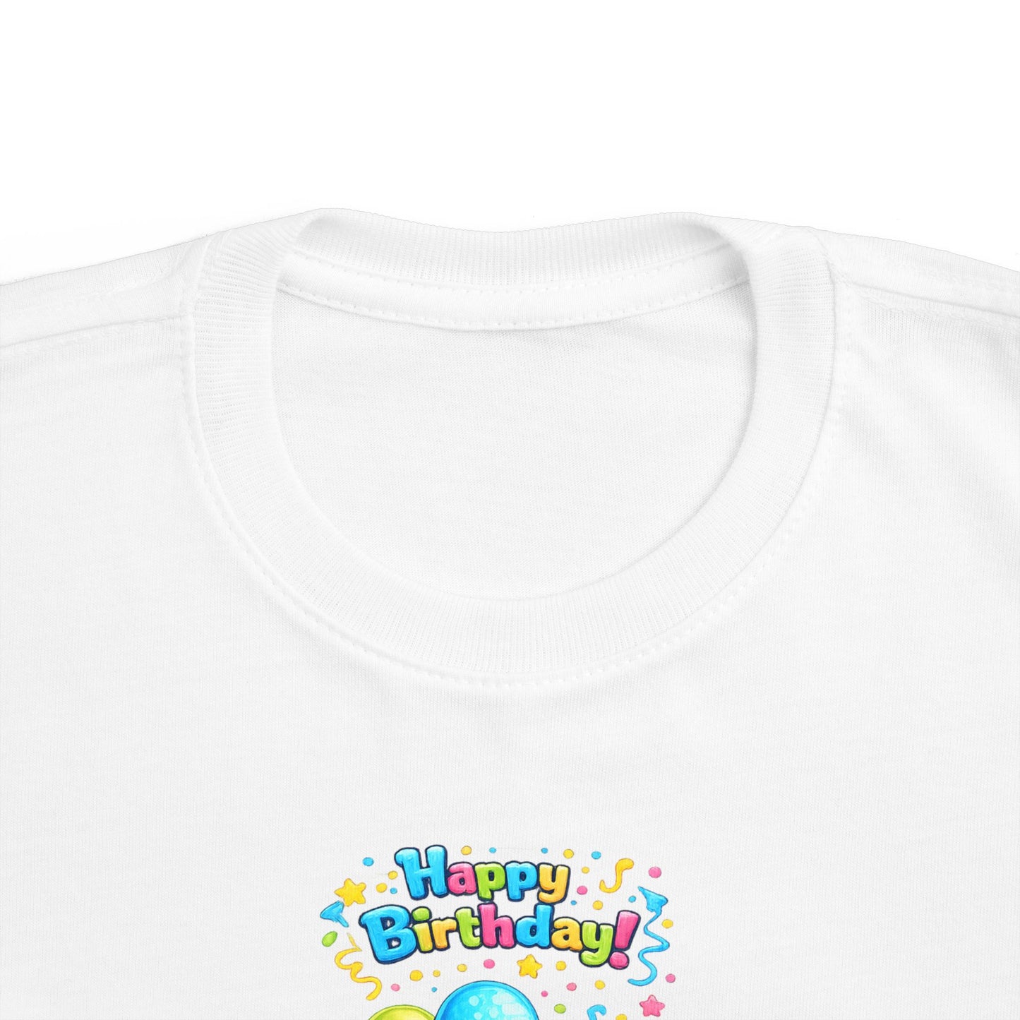 Toddler 1st  Birthday Tee — "Happy Birthday