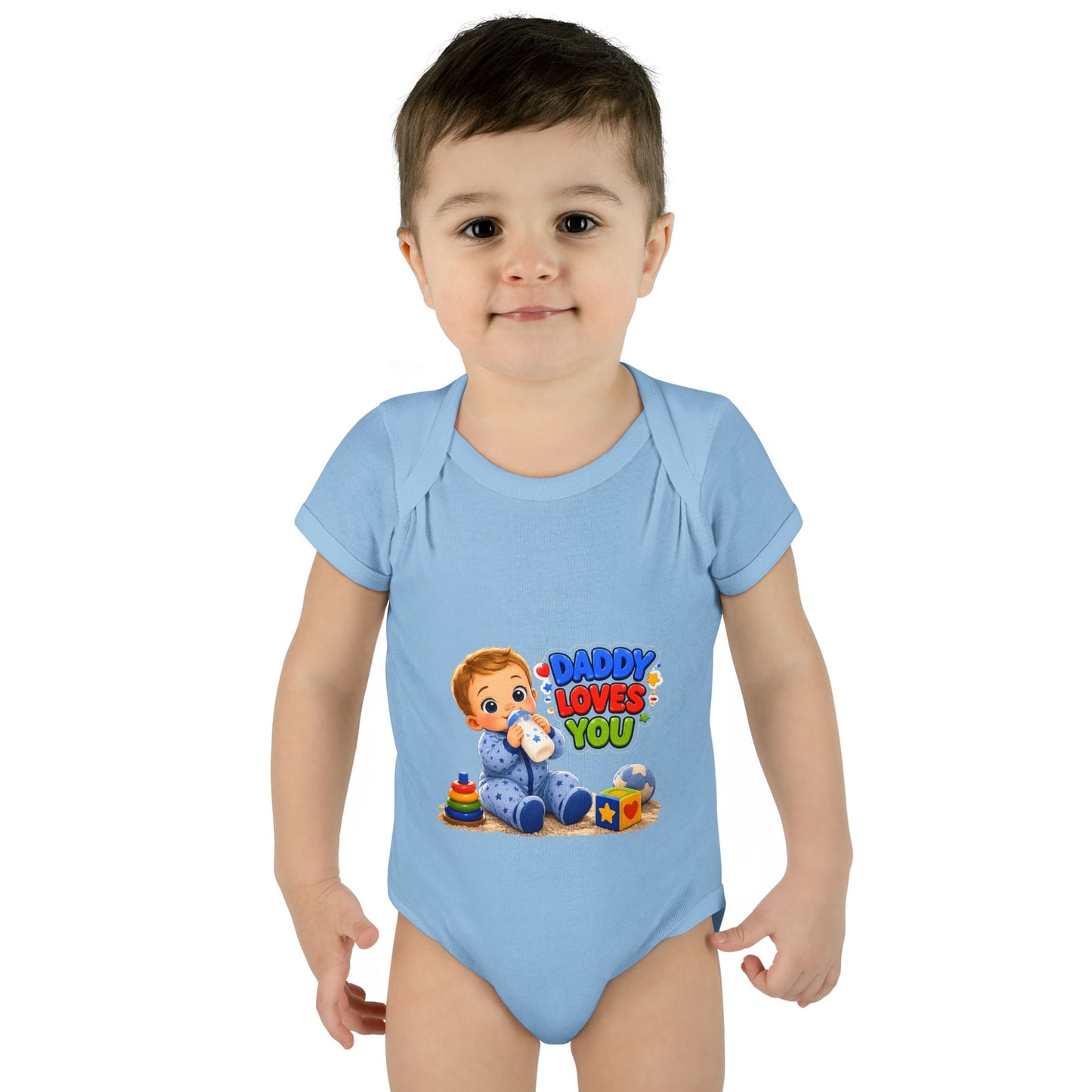 Daddy Loves You Baby Bodysuit