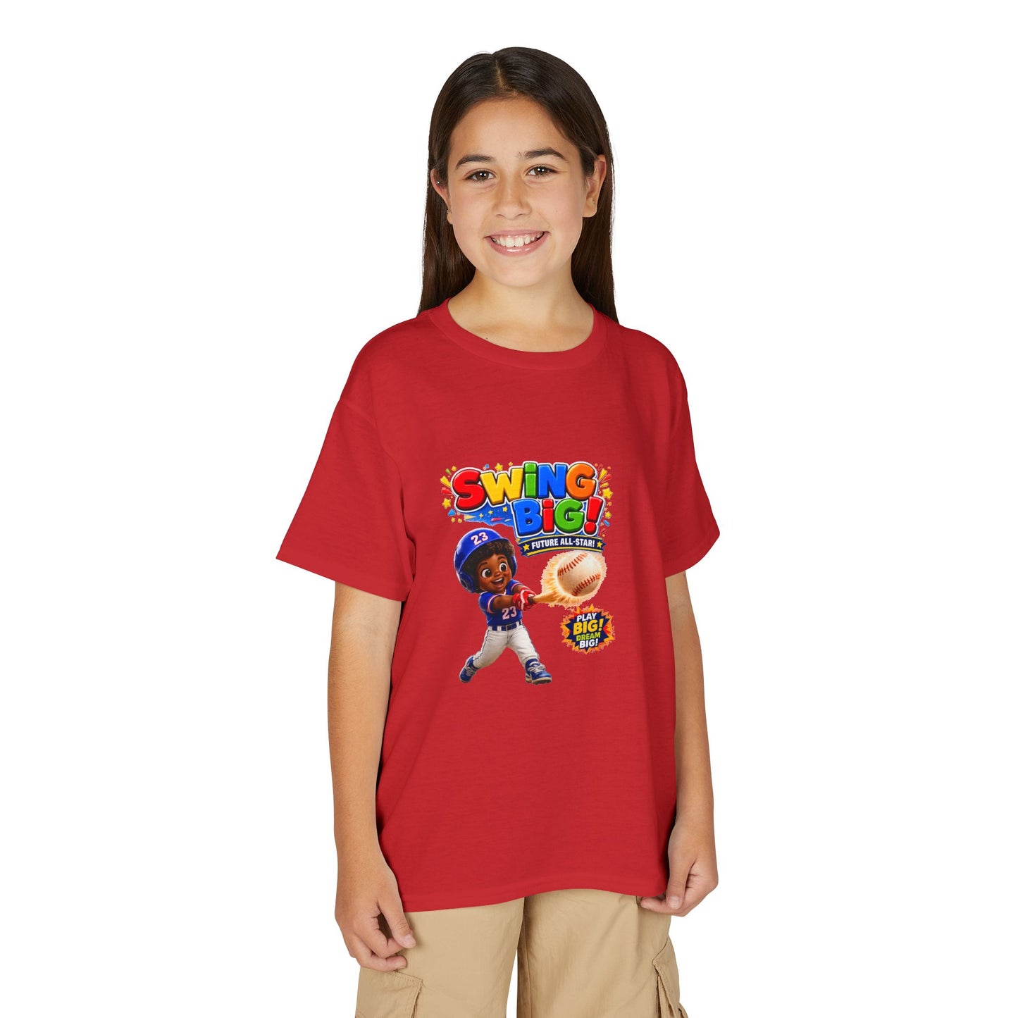 Swing Big! Youth Baseball T-Shirt