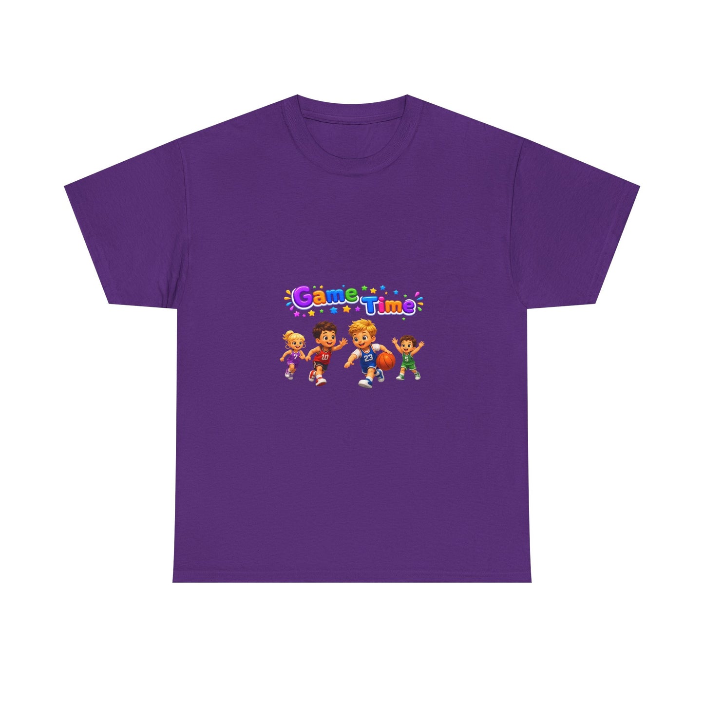 Kids' Game Time T‑Shirt — Playful Cartoon Children Design