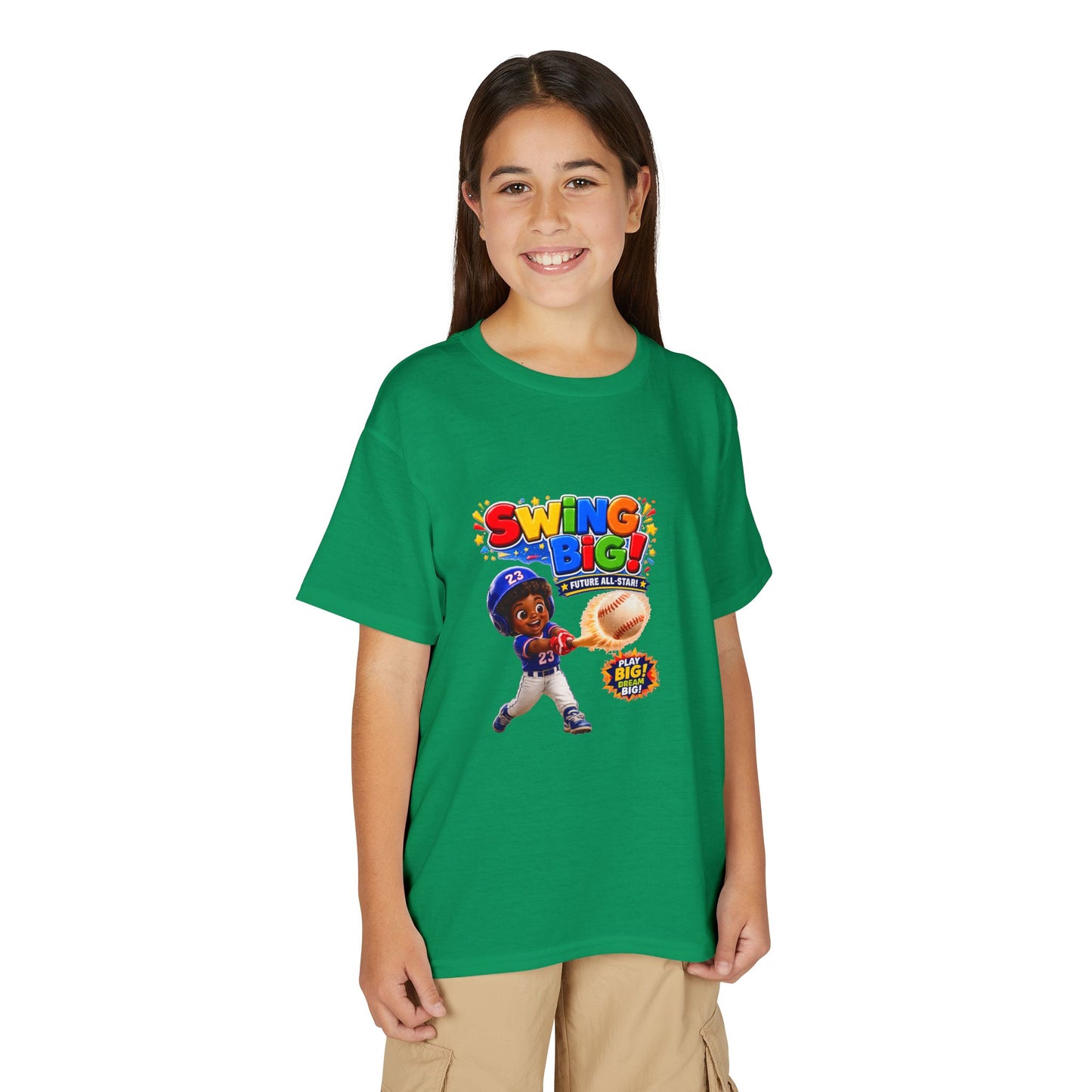 Swing Big! Youth Baseball T-Shirt