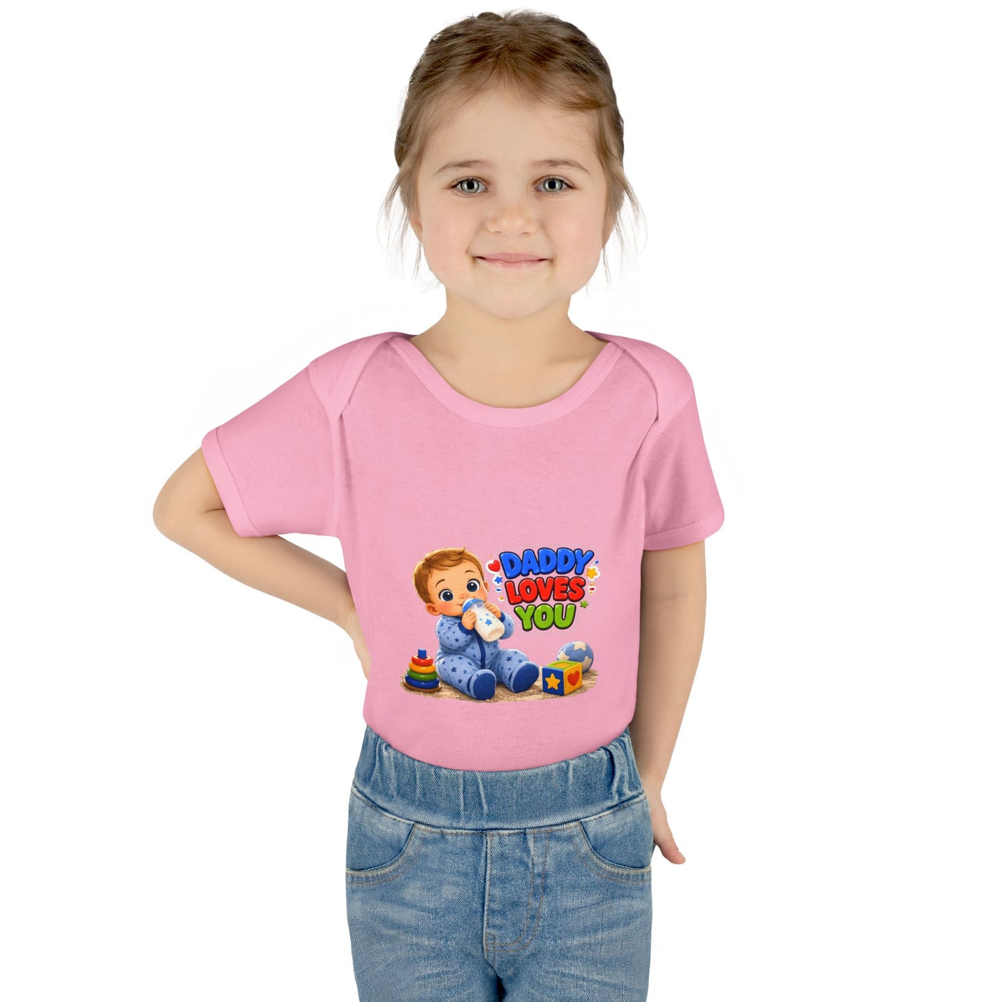 Daddy Loves You Baby Bodysuit