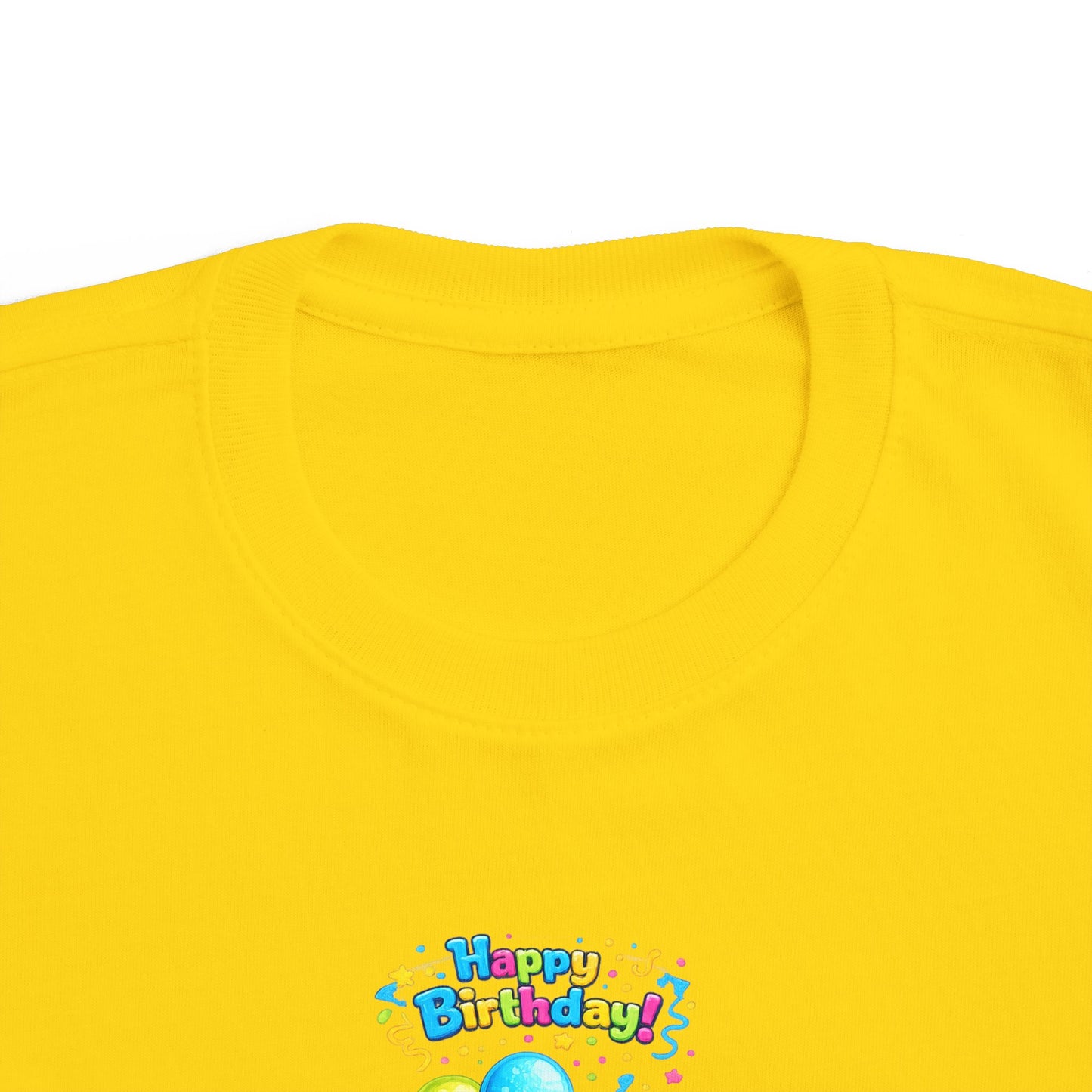 Toddler 1st  Birthday Tee — "Happy Birthday