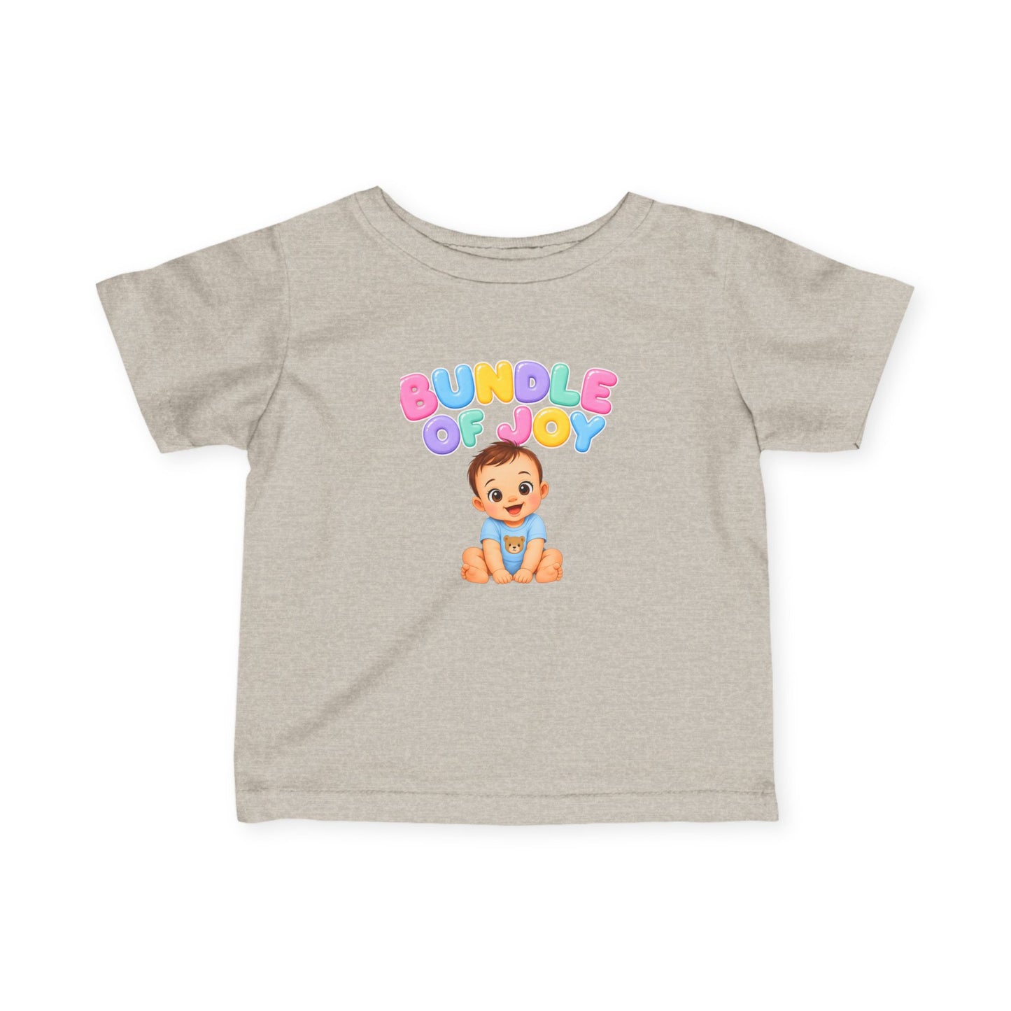 Infant Tee — "Bundle of Joy" Baby Graphic Shirt