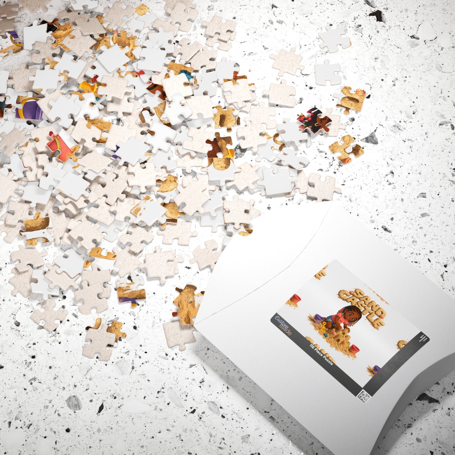 Sand Castle Puzzle — Kids Beach Jigsaw (110/252/520/1014 pcs)